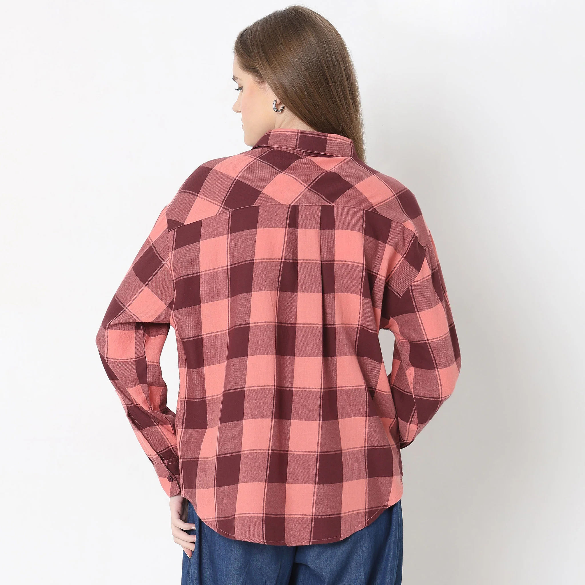 Oversize Checkered Shirt - Image 3