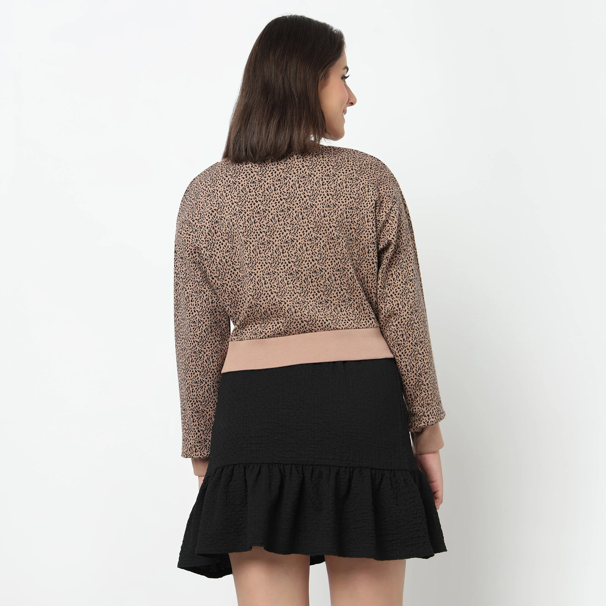 Oversize Cotton Cropped T-Shirt - Image 3