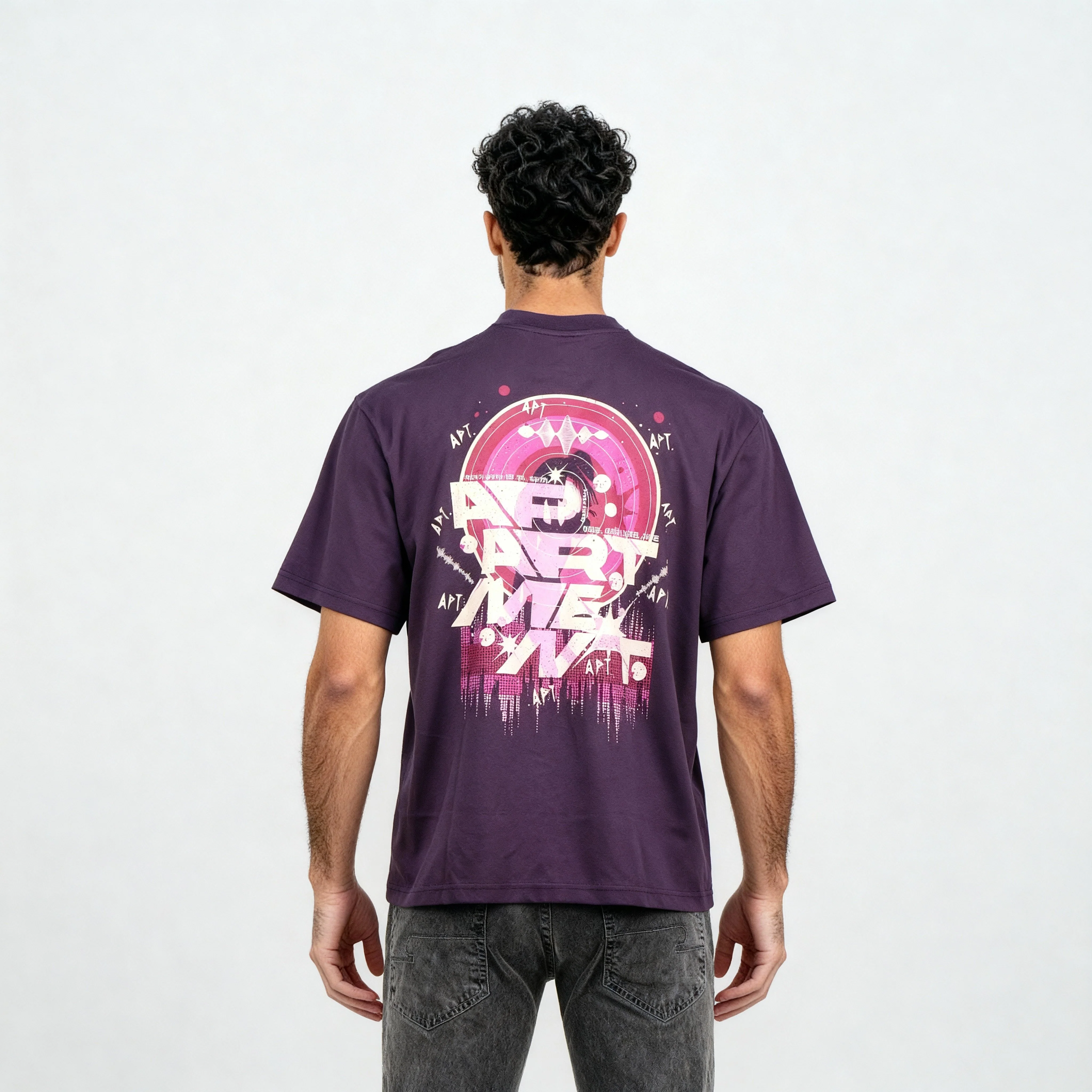Oversize Cotton Karaoke Graphic T-Shirt - Image 3