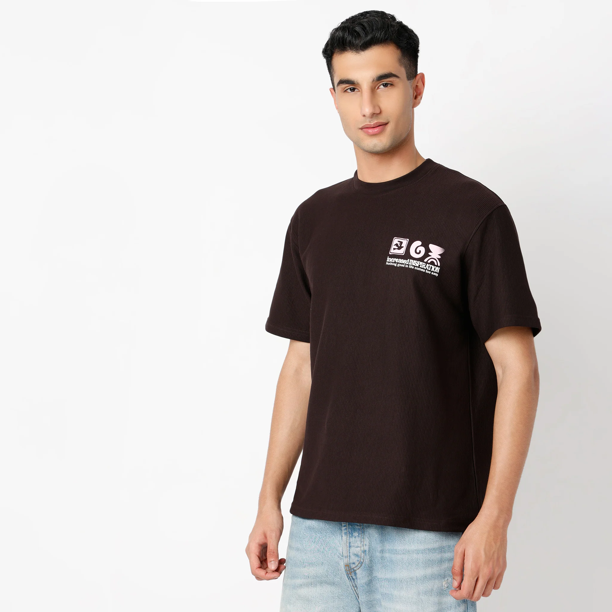 Oversize Graphic Crew Neck Karaoke T-Shirt - Image 4