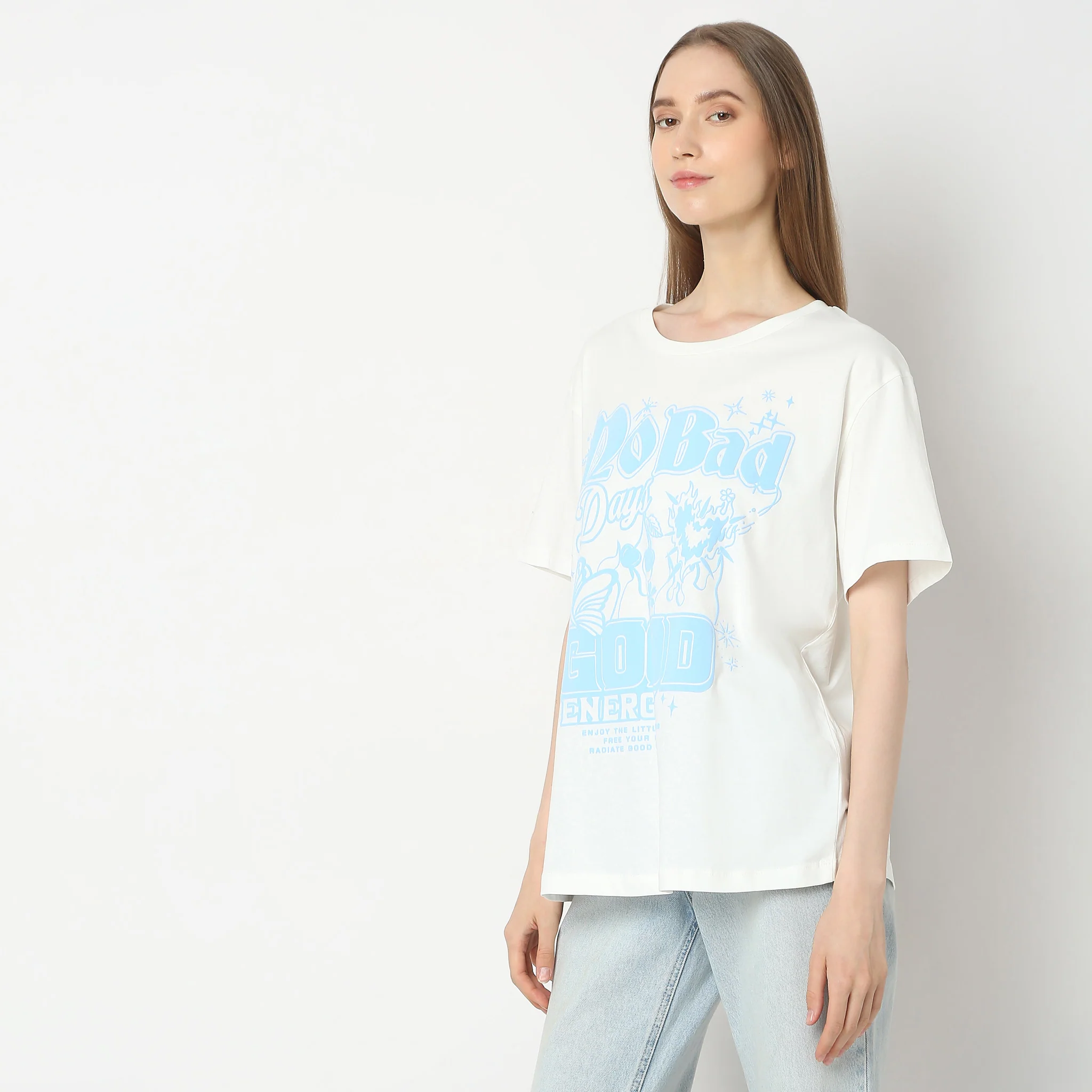 Cotton Oversized Graphic T-Shirt - Image 4