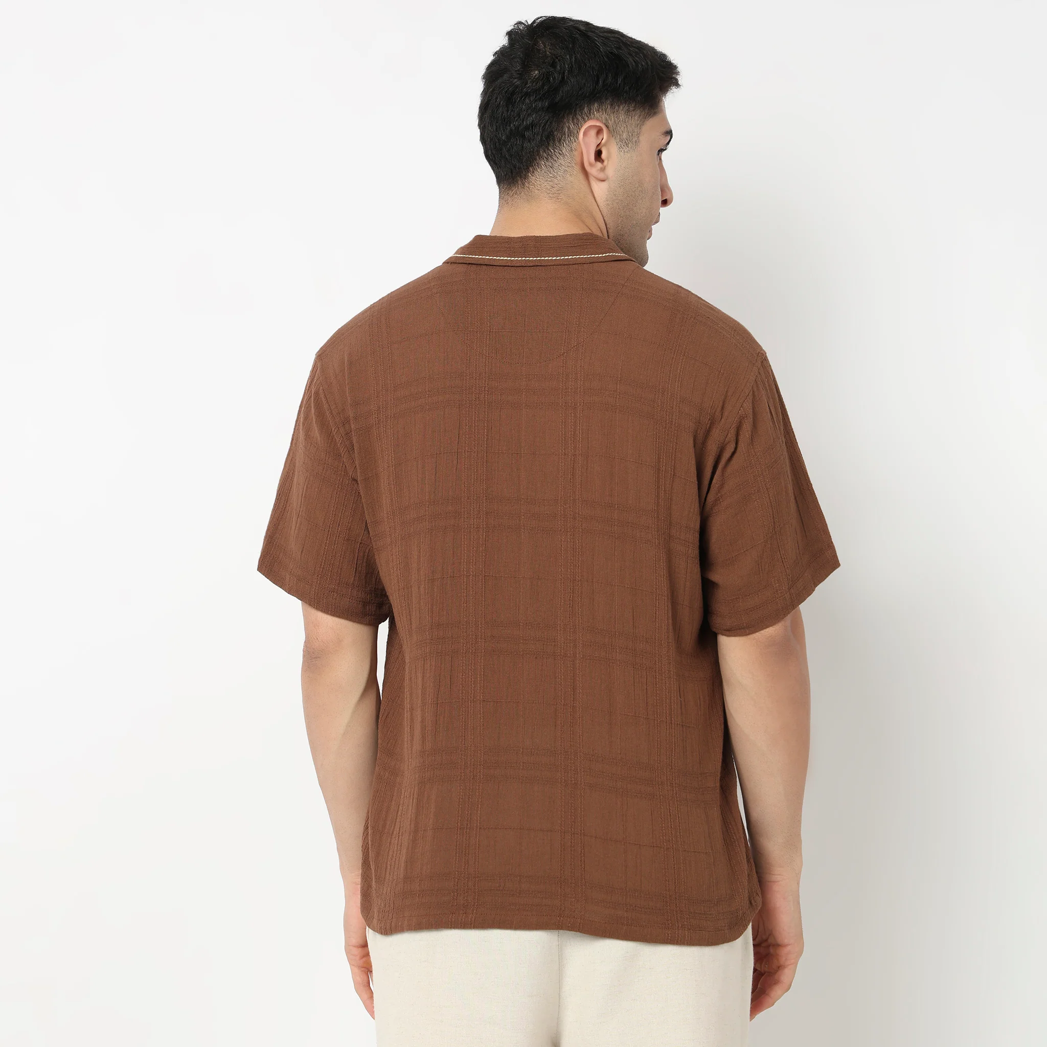 Point Down Embroidered Shirt - Image 3