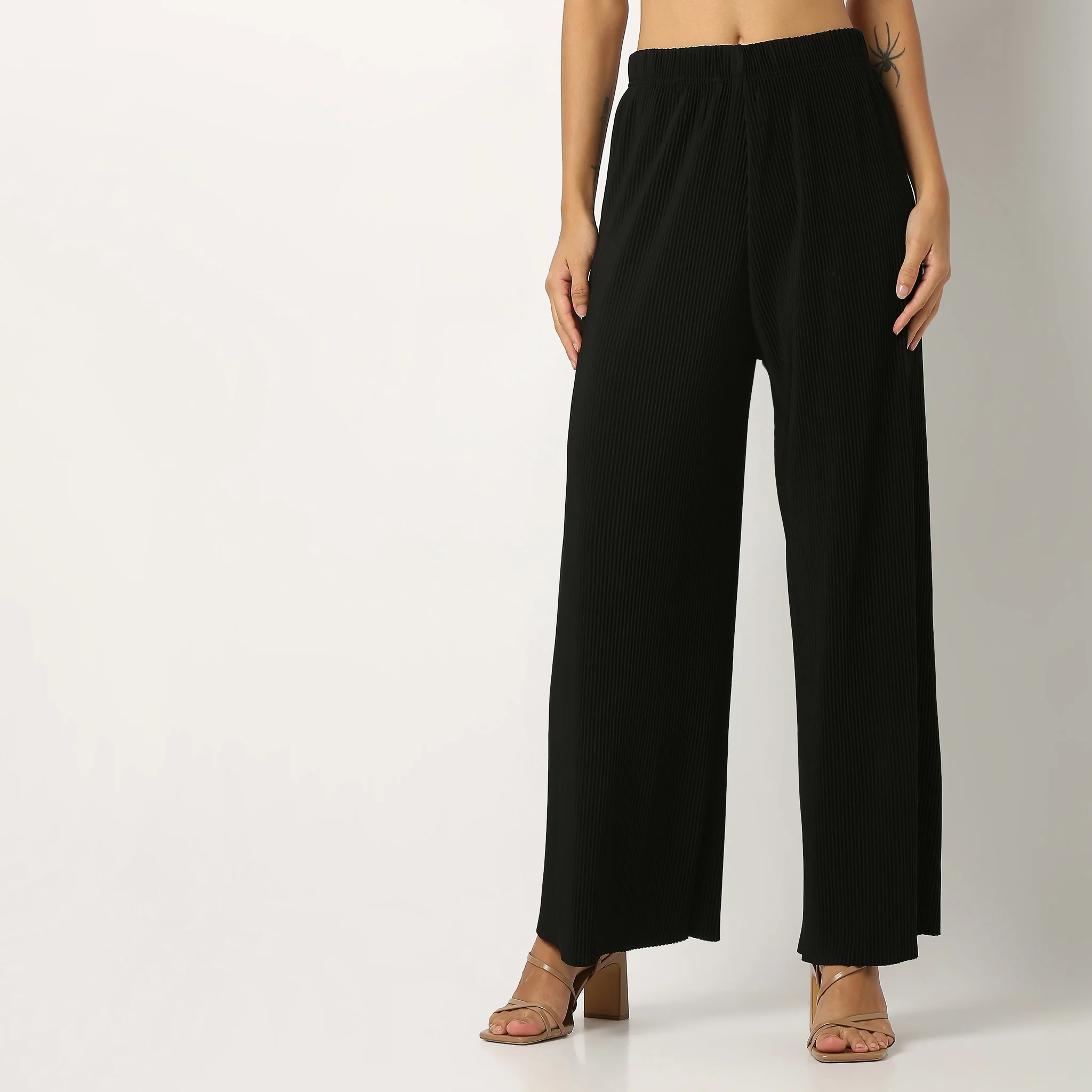 Structured Straight Palazzos - Image 2