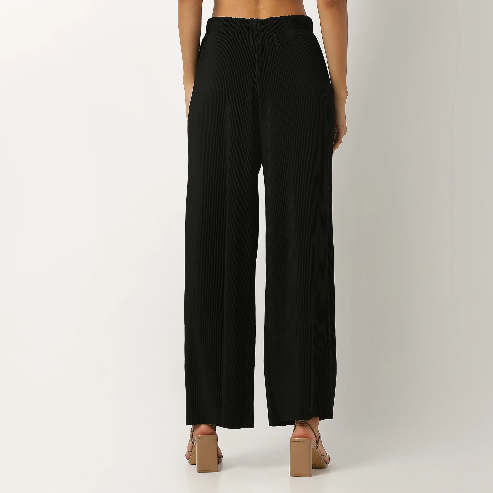 Structured Straight Palazzos - Image 3