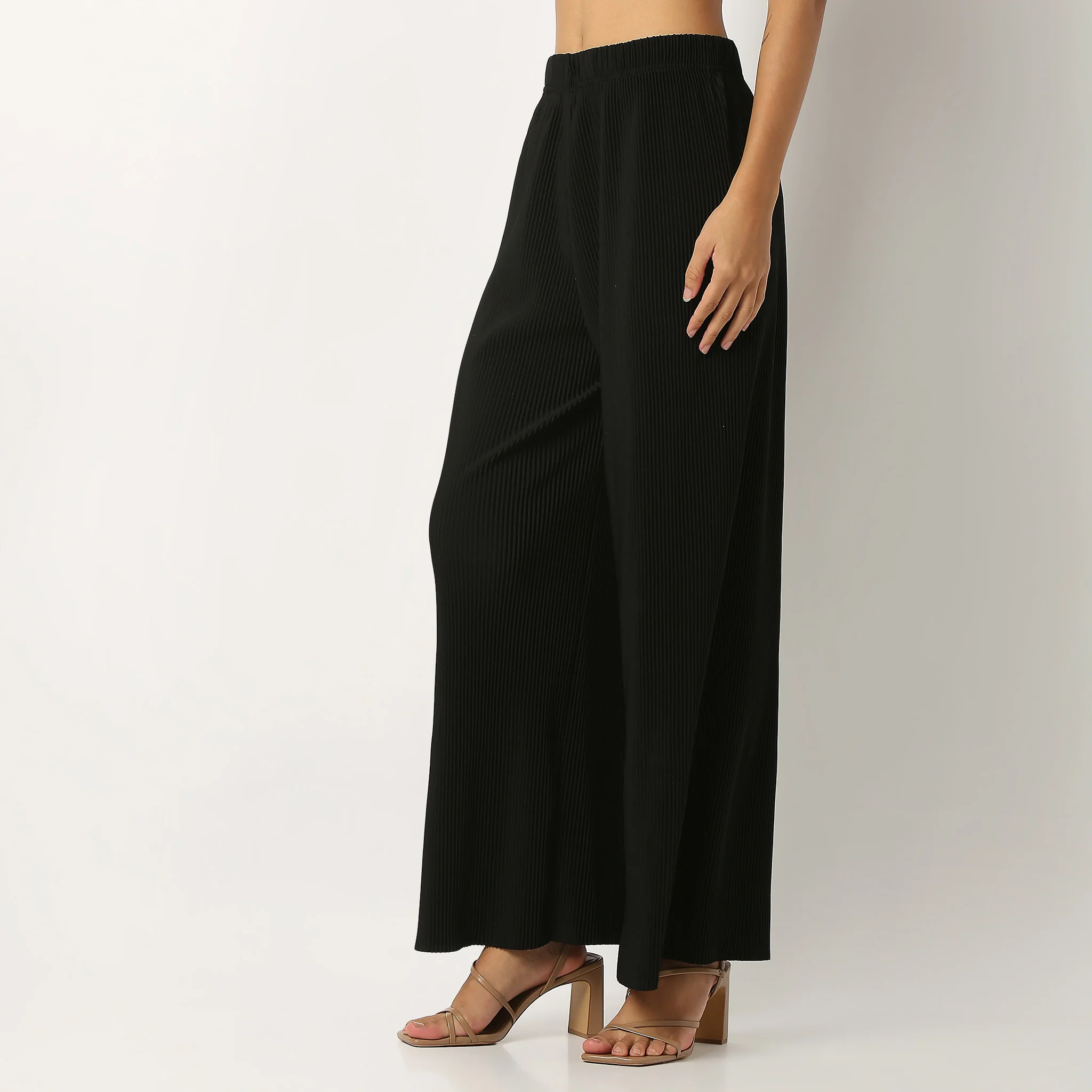 Structured Straight Palazzos - Image 5