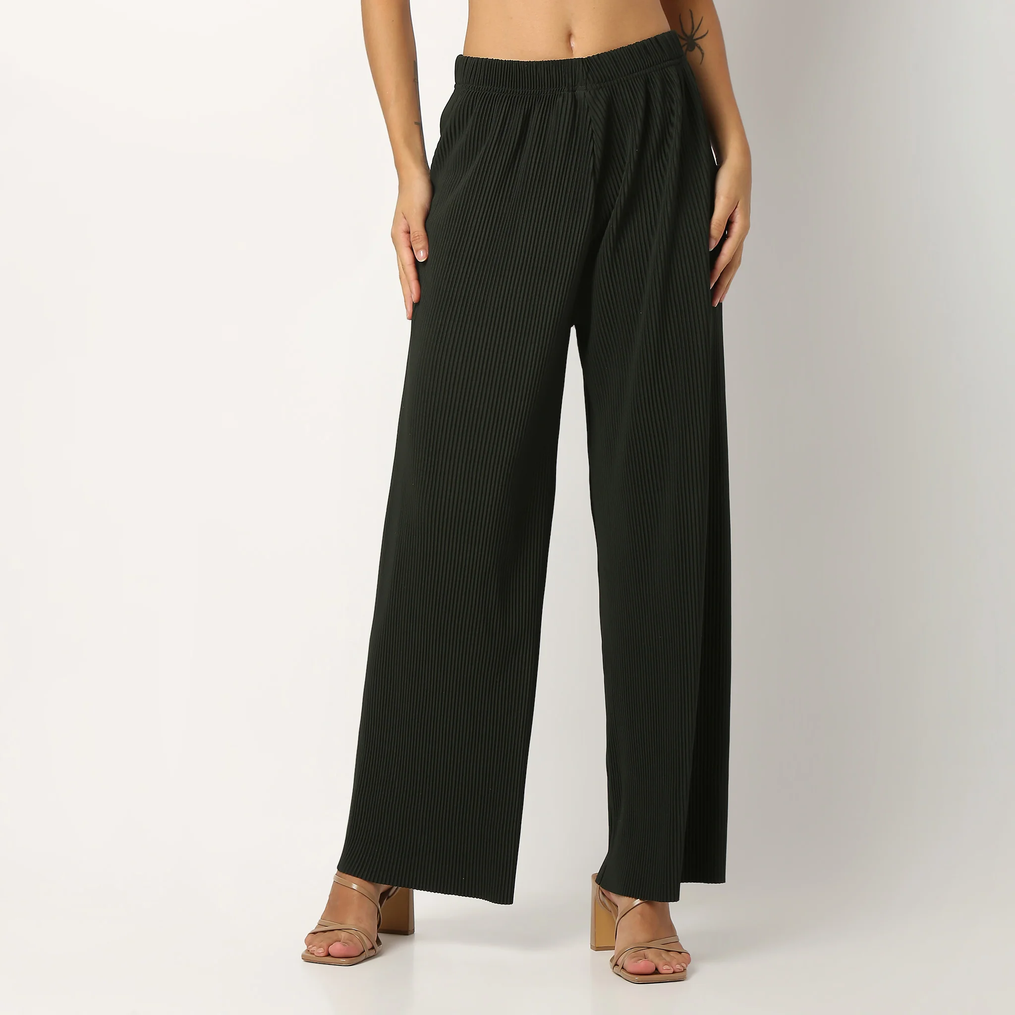 Structured Straight Palazzos - Image 7