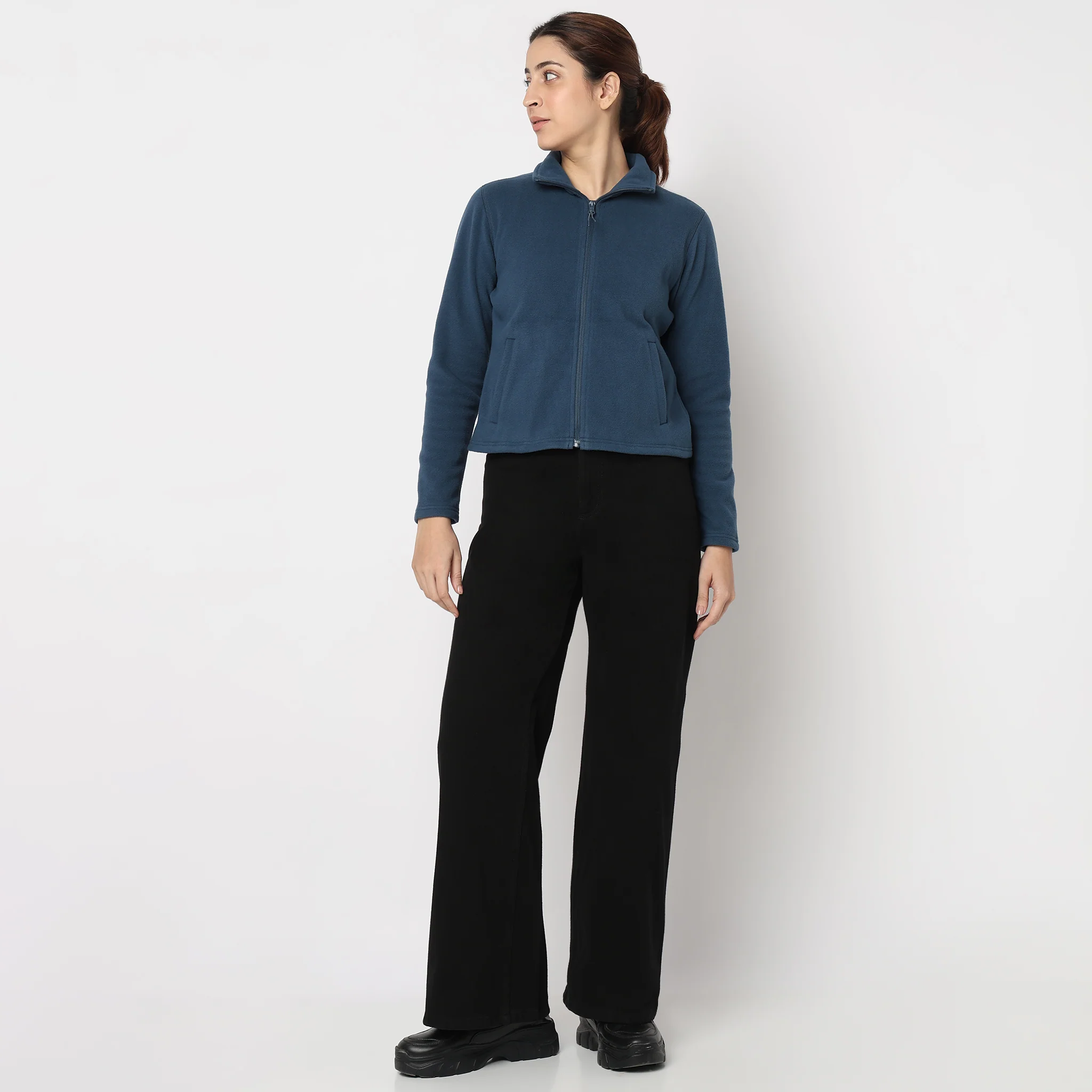 Heat-X Polair Fleece High Neck Jacket - Comfort Stretch with Welt Pockets - Image 14