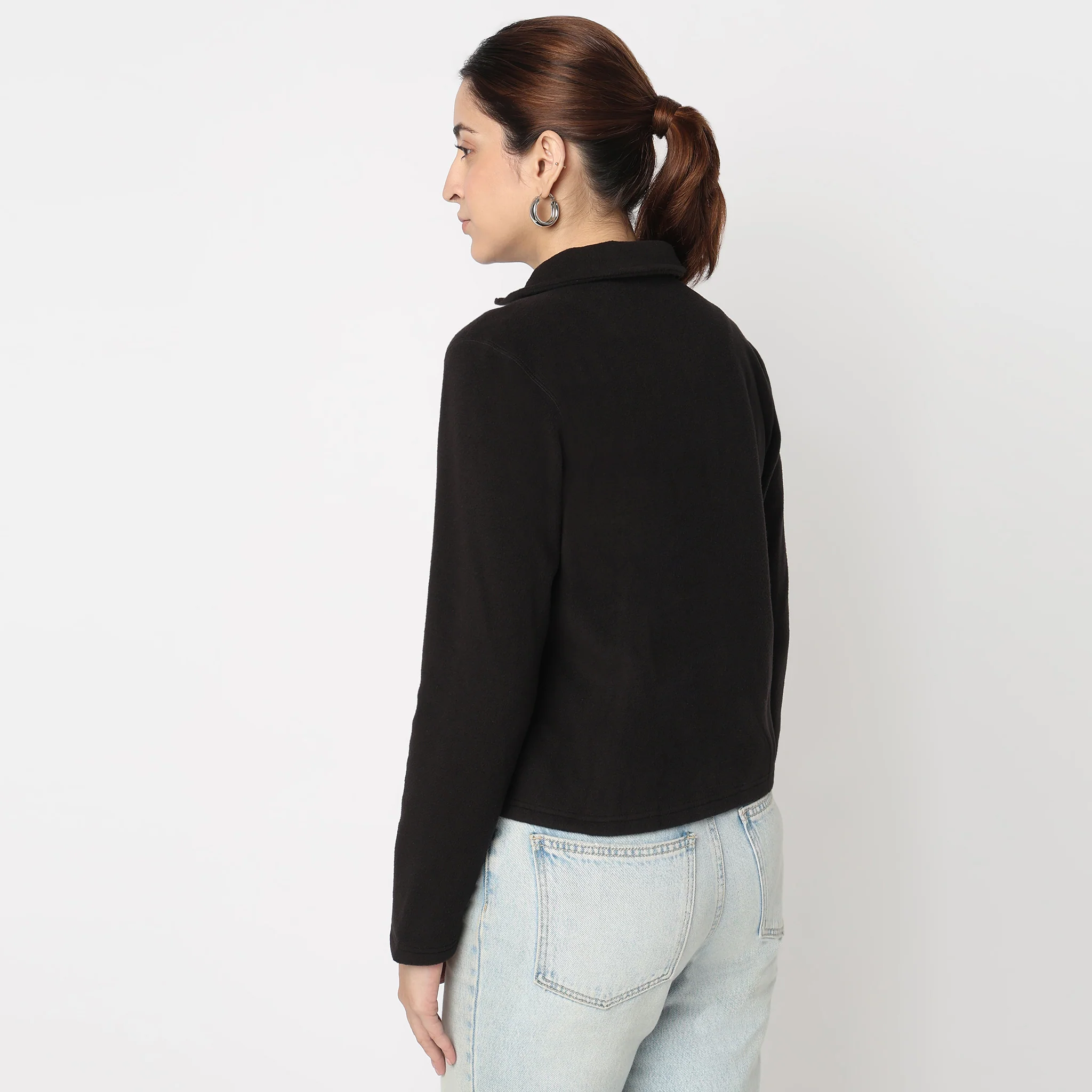 Heat-X Polair Fleece High Neck Jacket - Comfort Stretch with Welt Pockets - Image 3