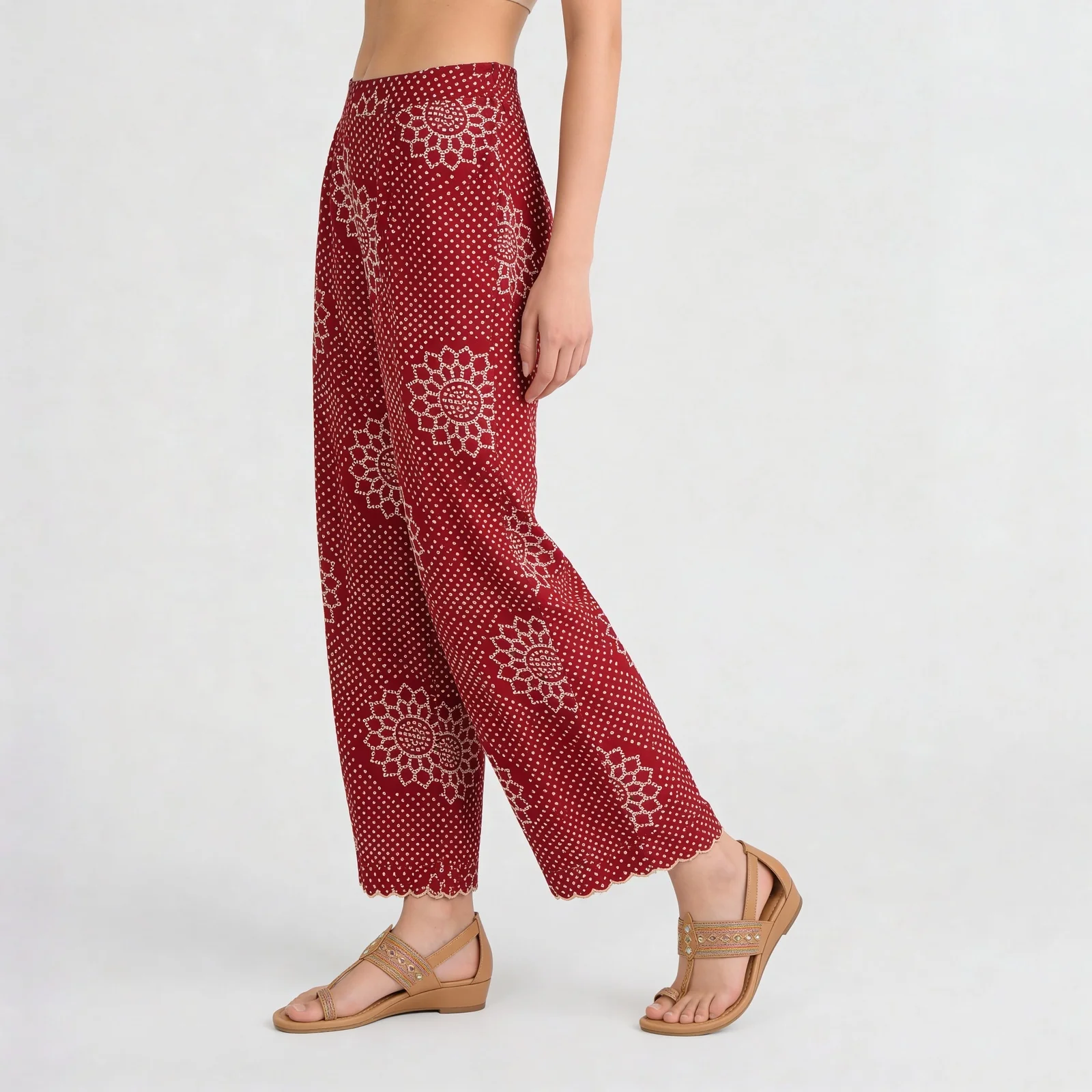 Prinetd Mid Rise Travel Pants - Image 5