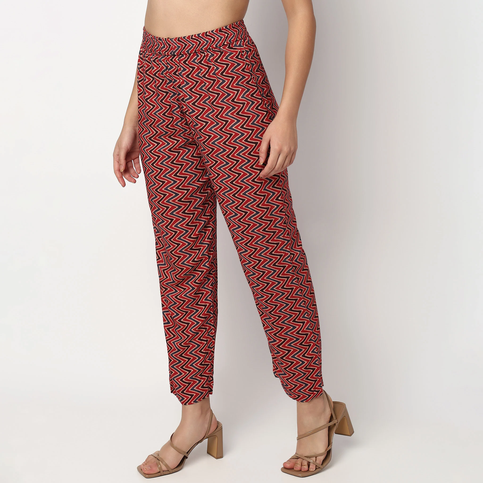 Printed Ankle Length Pants - Image 5