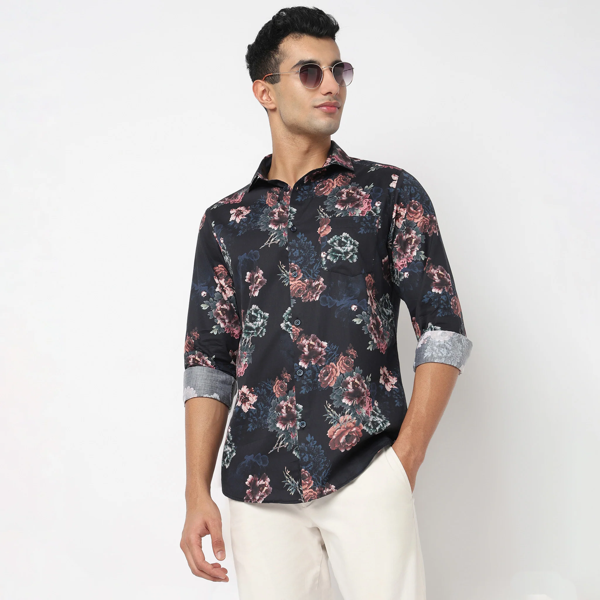 Printed Celebration Cuban Shirt - Image 2
