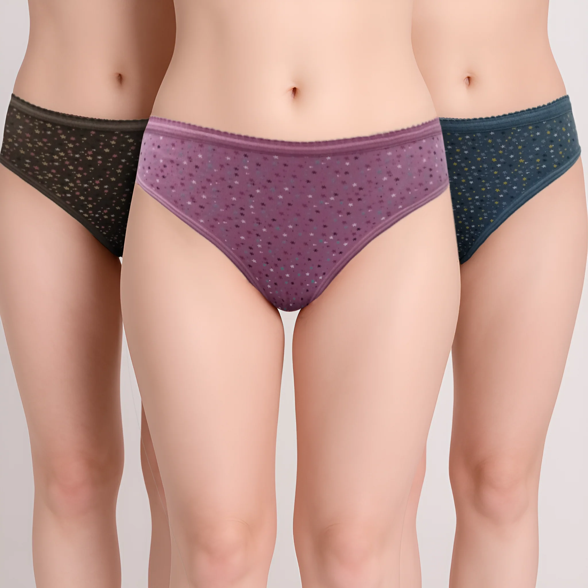 Printed Cotton Bikini Panties - Pack of 3 - Image 7