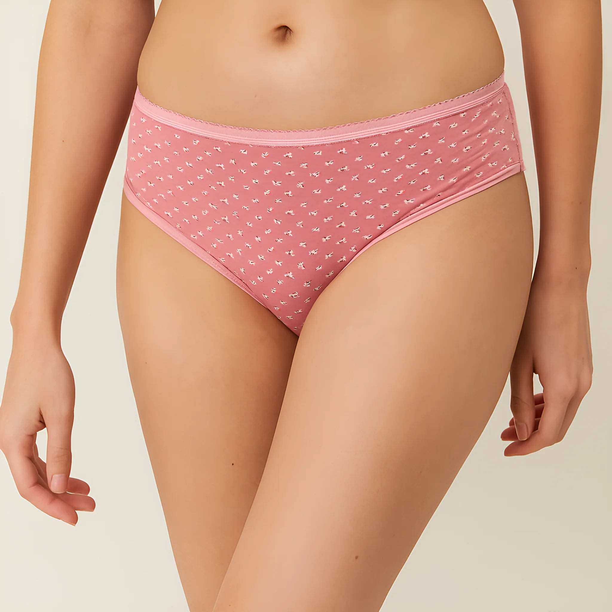 Printed Cotton Hipster Panties - Pack of 3 - Image 2