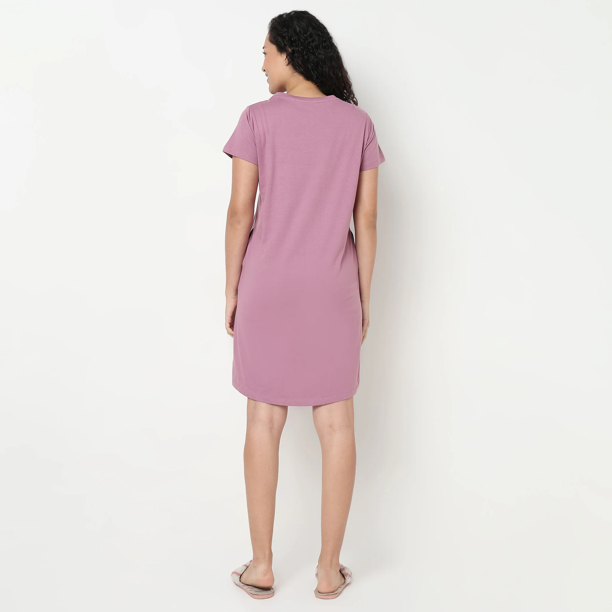 Printed Cotton Short Gown - Image 3