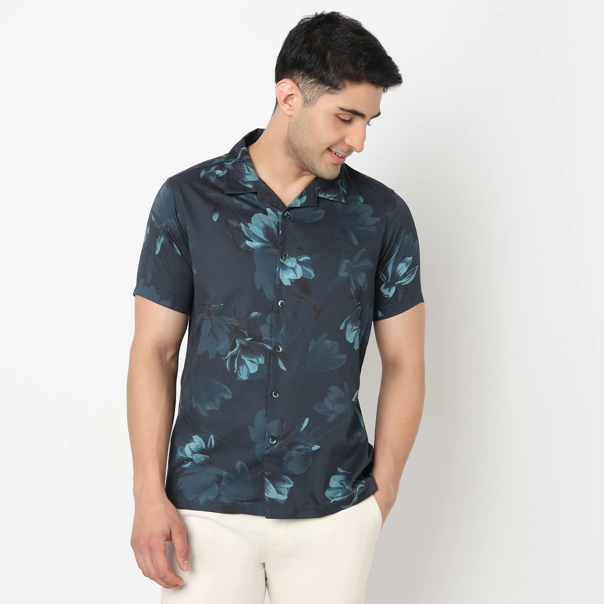 Printed Cuban Shirt - Image 2