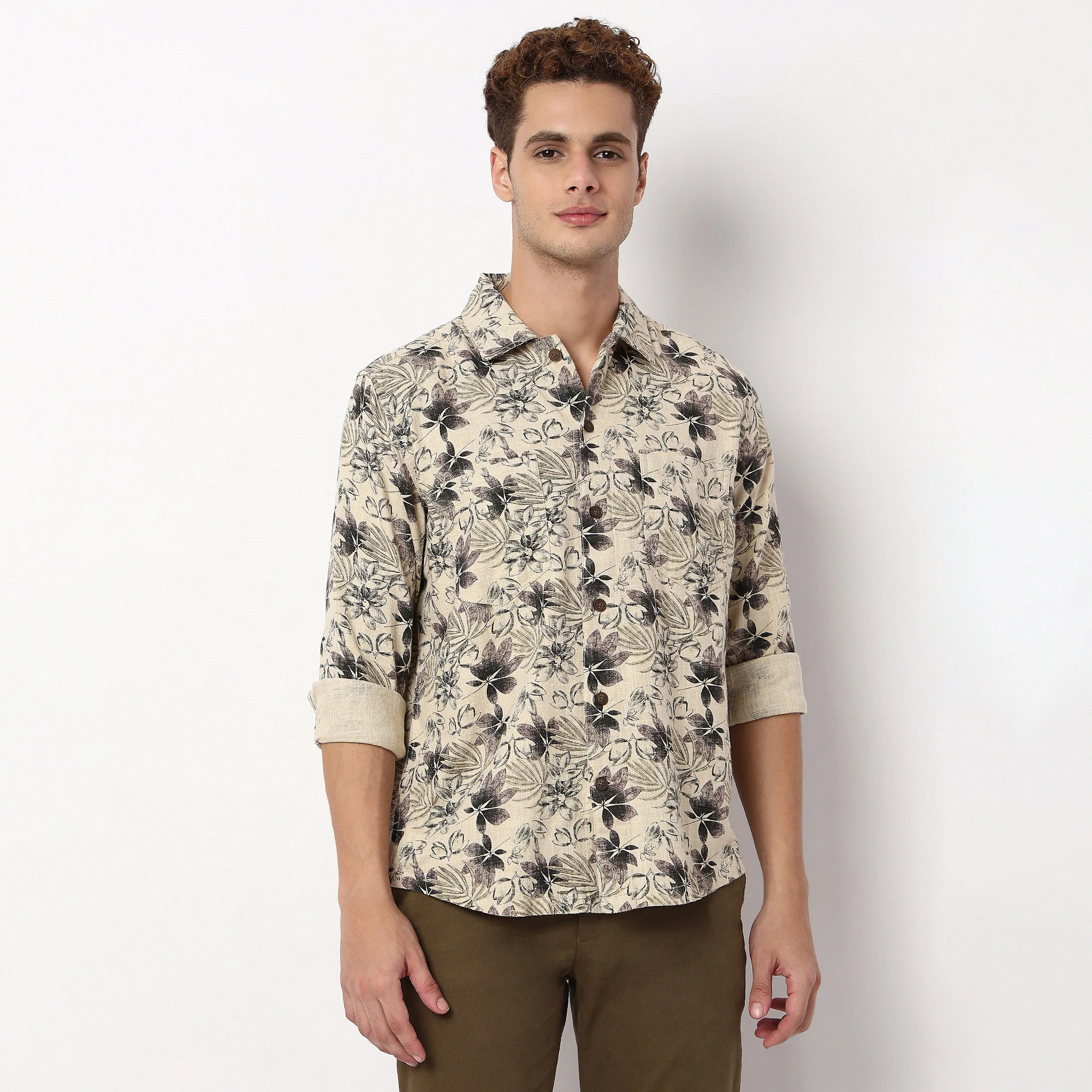 Printed Cotton Explorer Shacket Shirt - Image 2