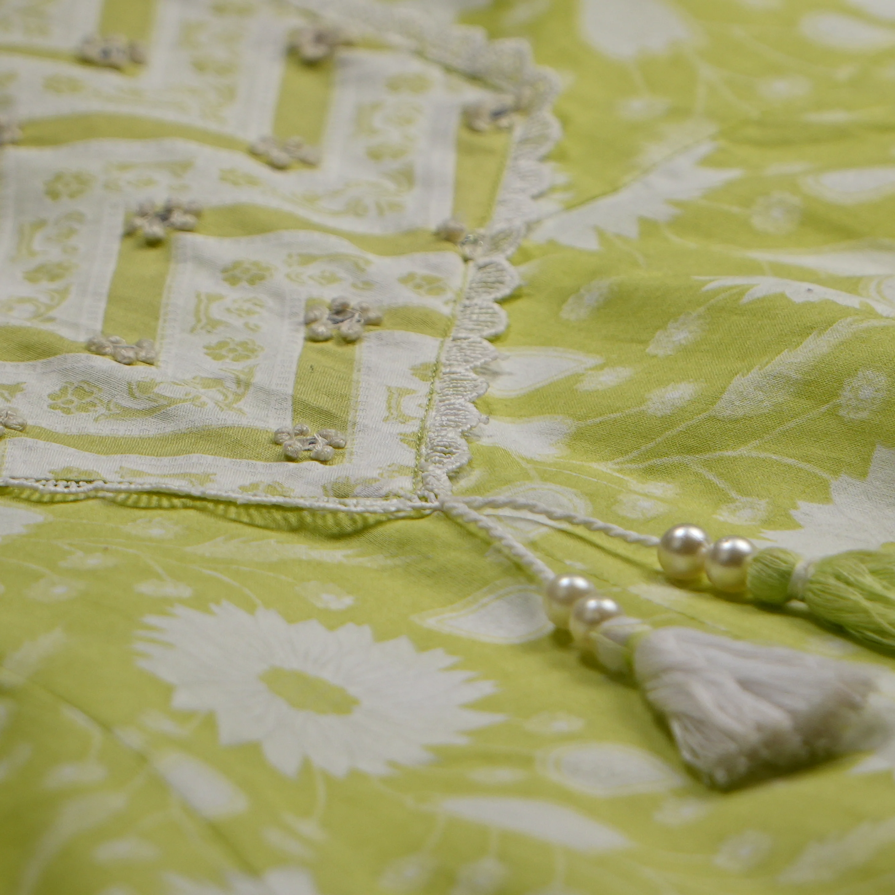Printed Flared Kurta - Image 7