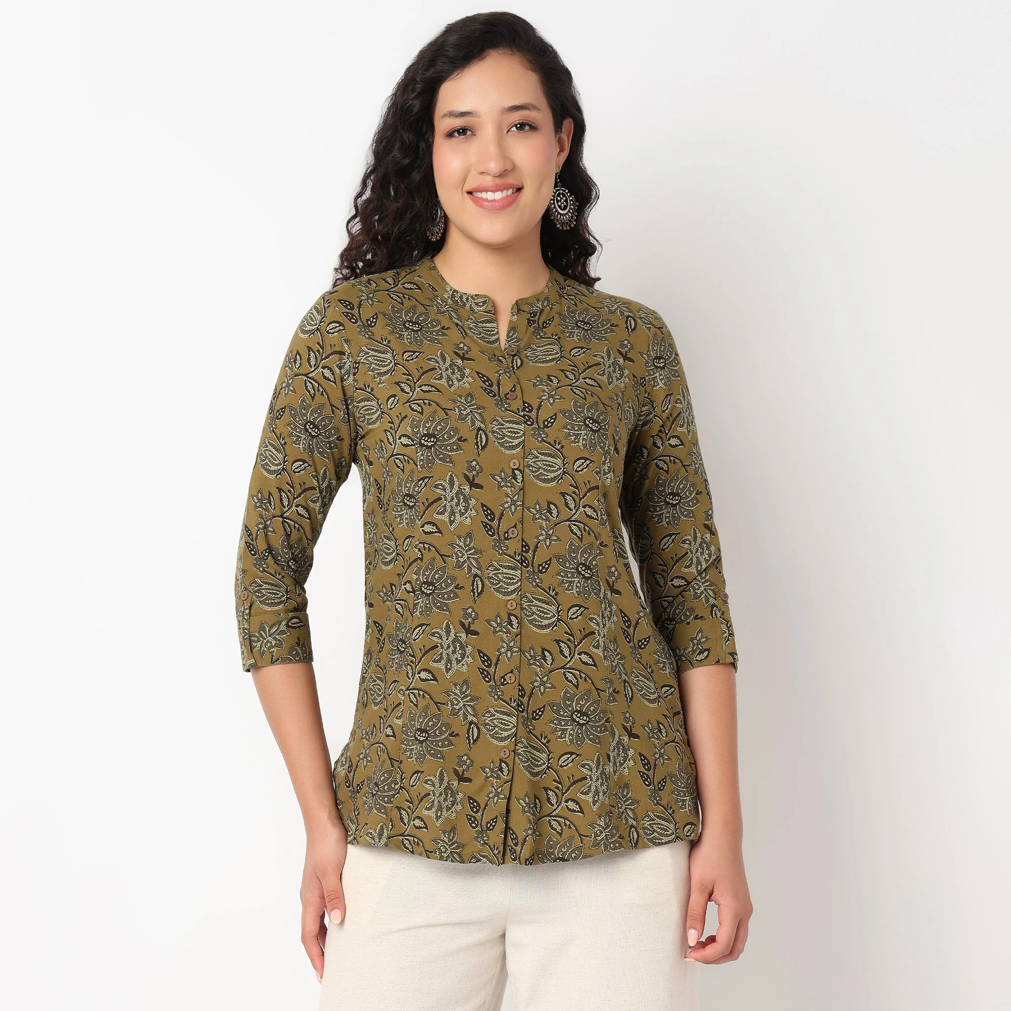Printed Full Plachet Tunic - Image 2