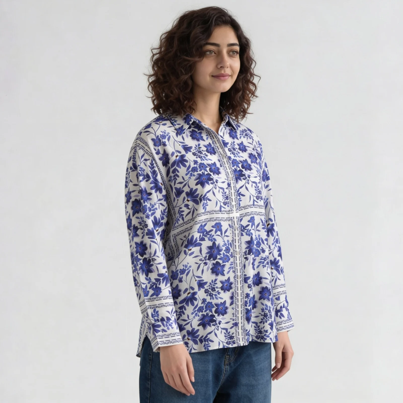 Printed Full Sleeve Shirt - Image 5