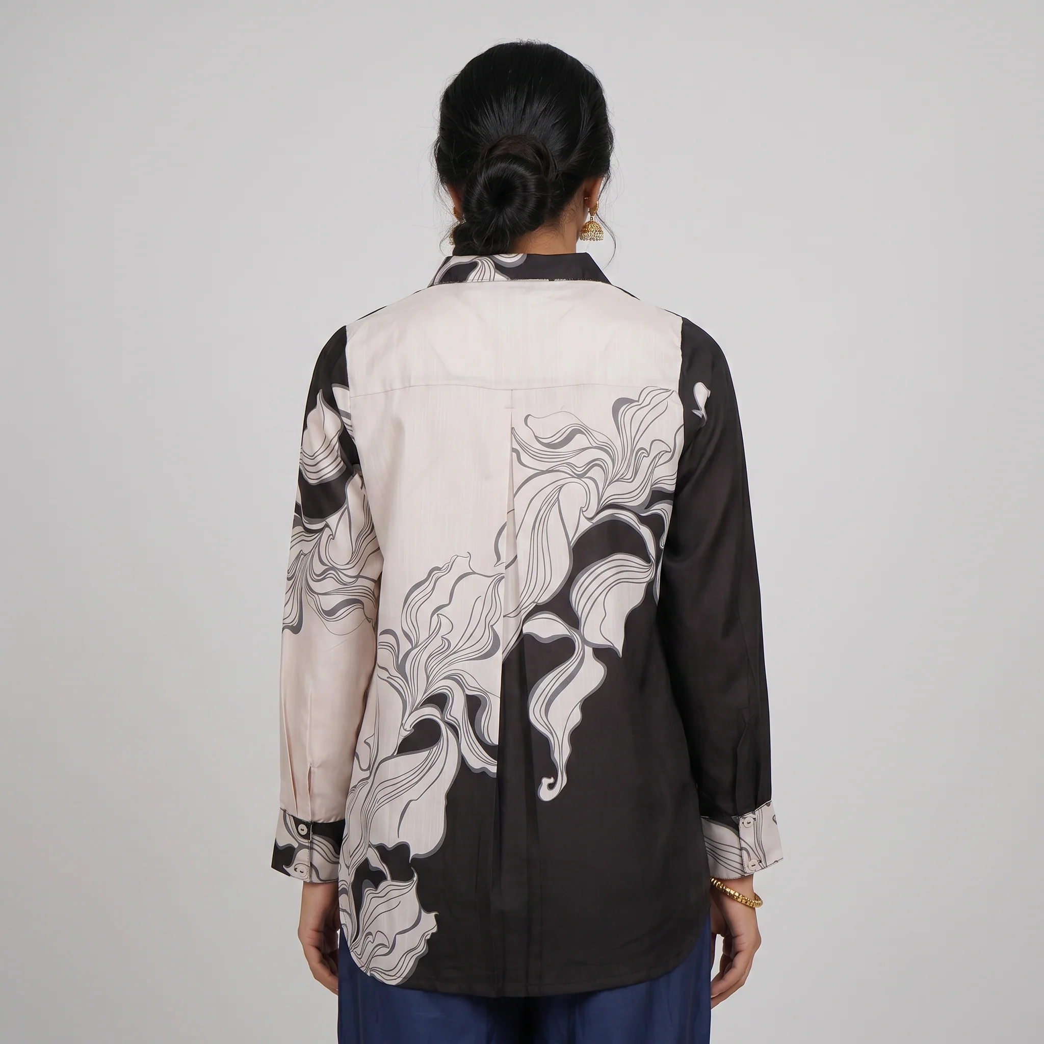 Printed Full Sleeve Tunic - Image 3