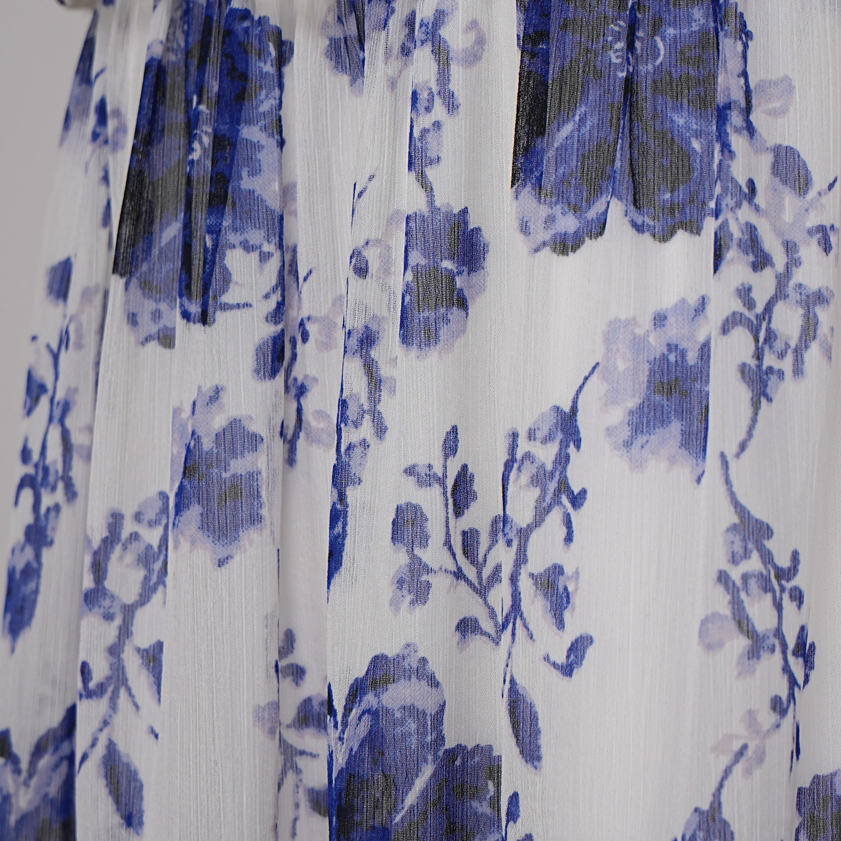 Printed Halter Neck Flared Dress - Image 4