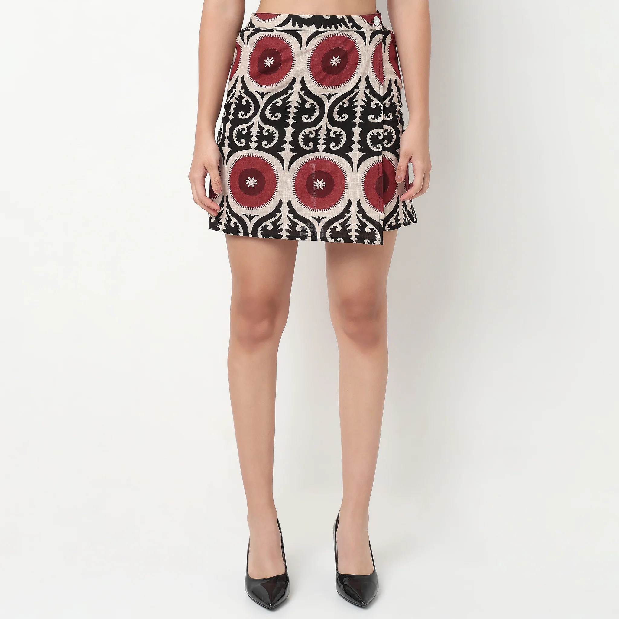 Printed High Rise Skort - Image 2