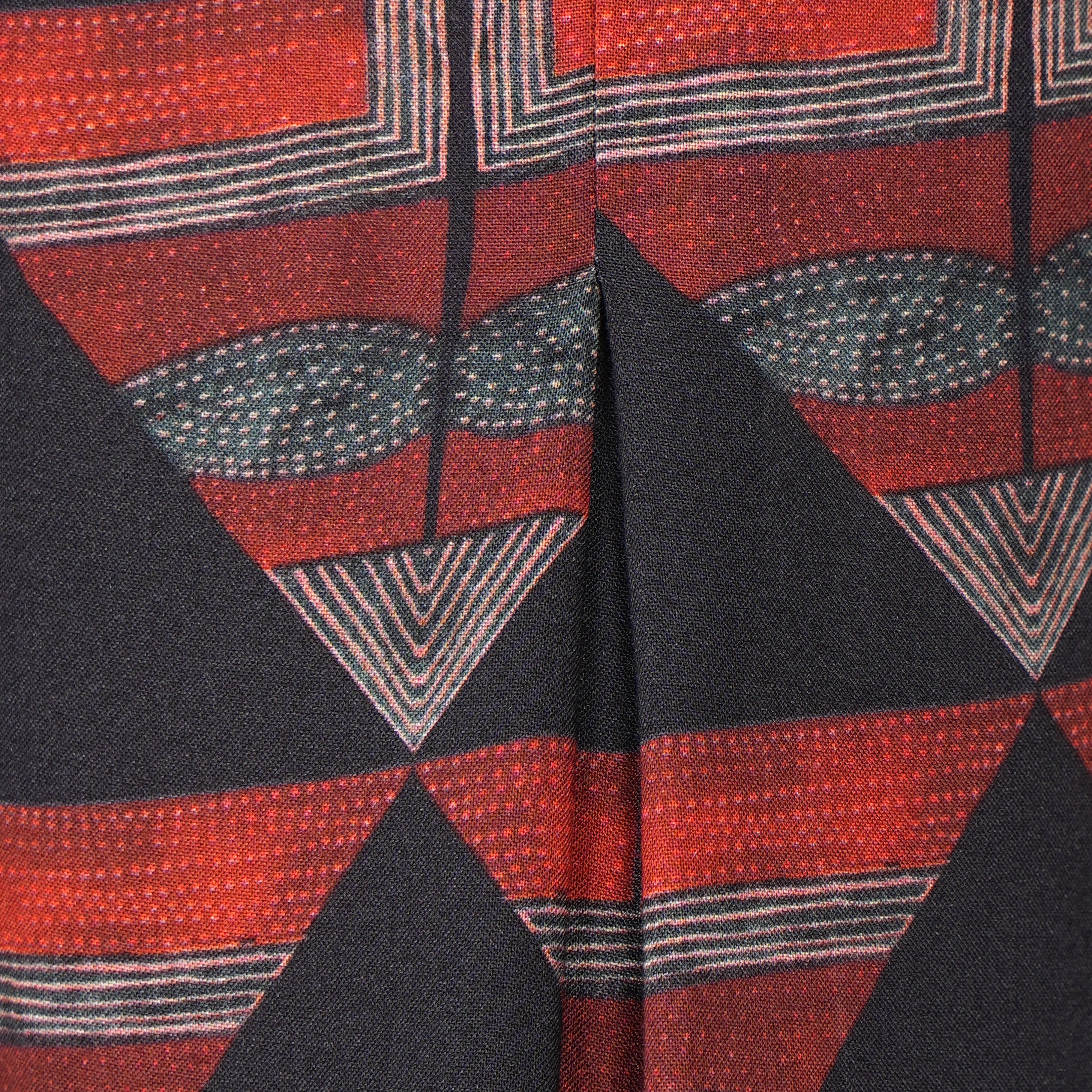 Printed High Rise Straight Pant - Image 4