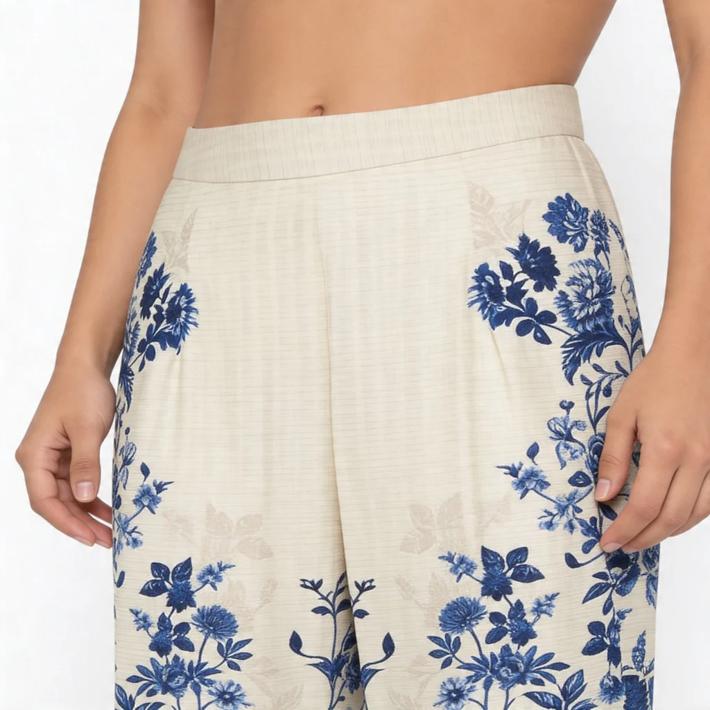 Printed Kurta with Pant Set - Image 6