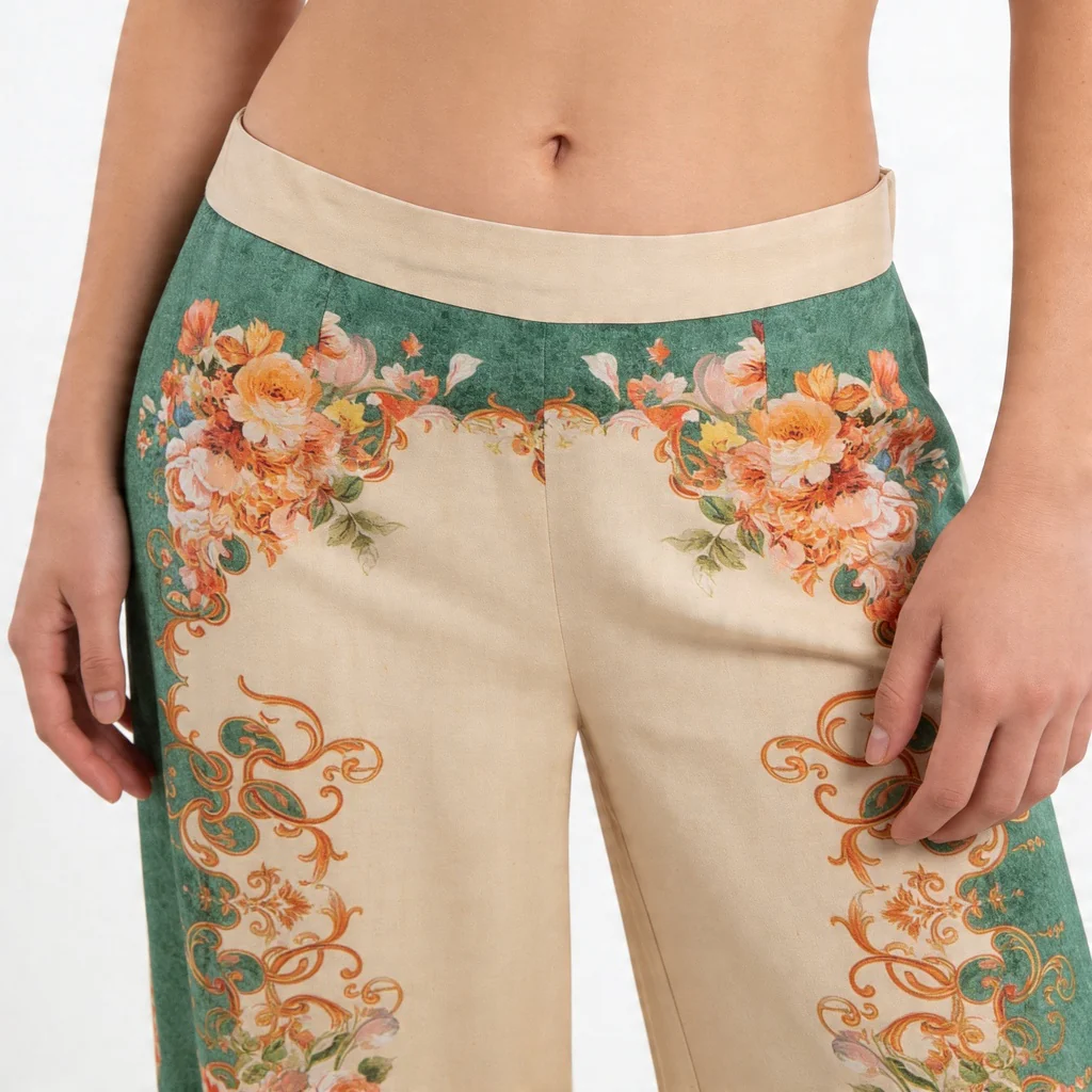Printed Kurta with Pant Set - Image 6