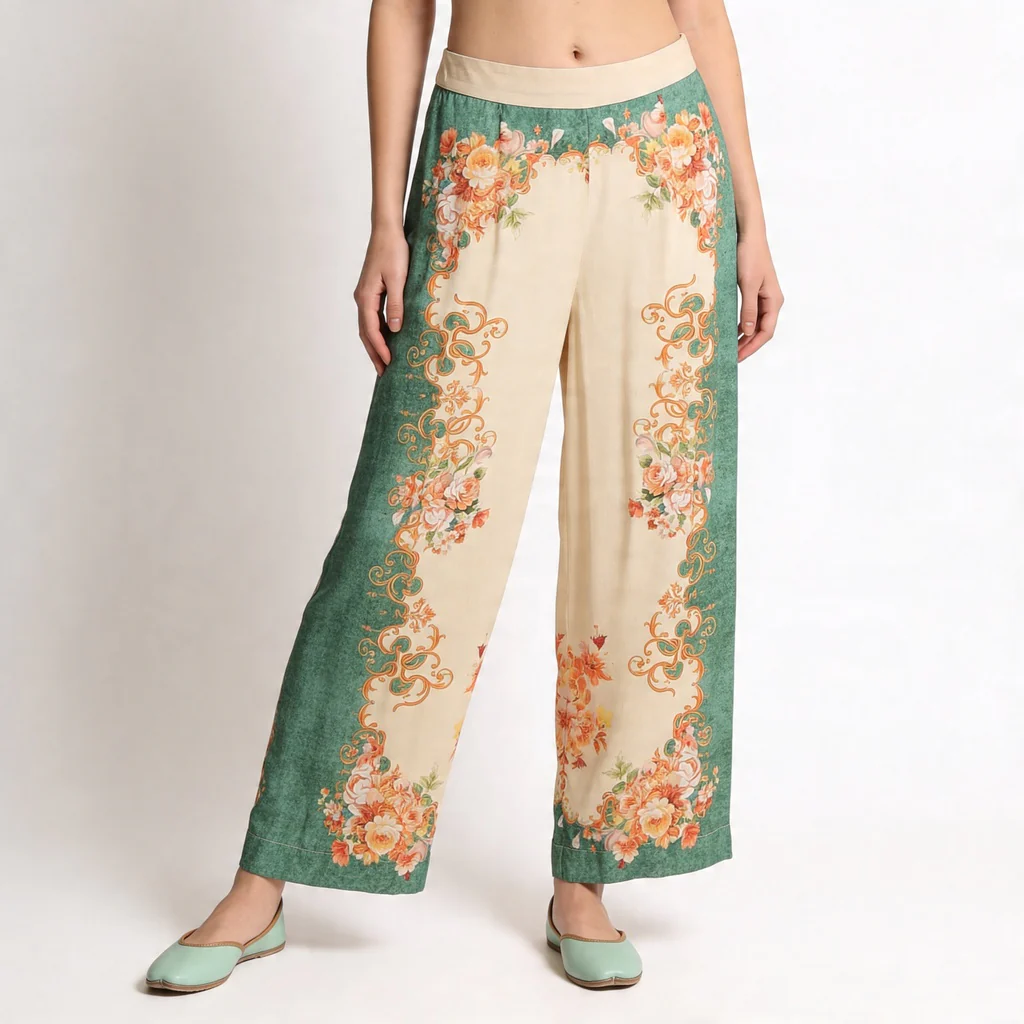 Printed Kurta with Pant Set - Image 7