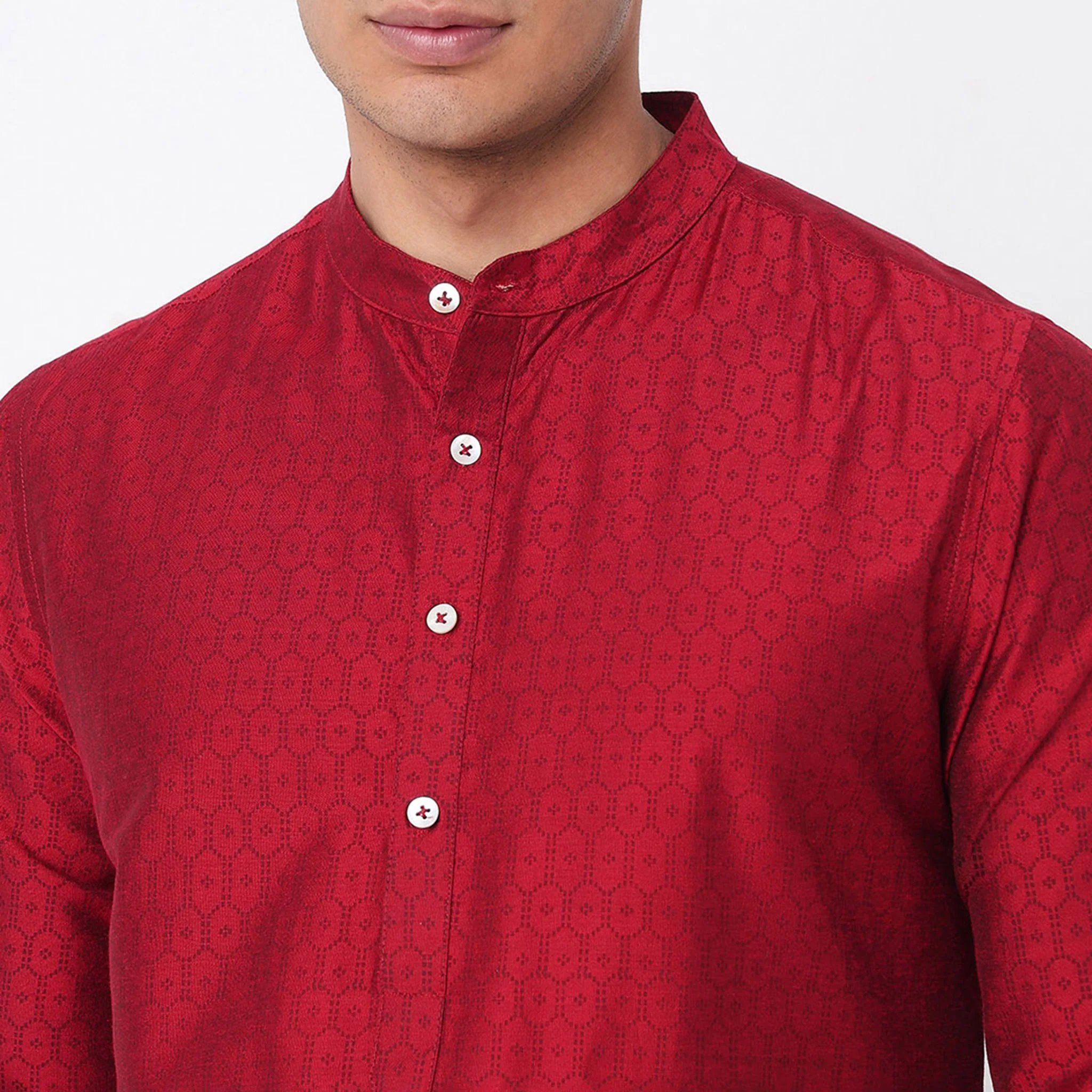 Printed Long Kurta - Image 4