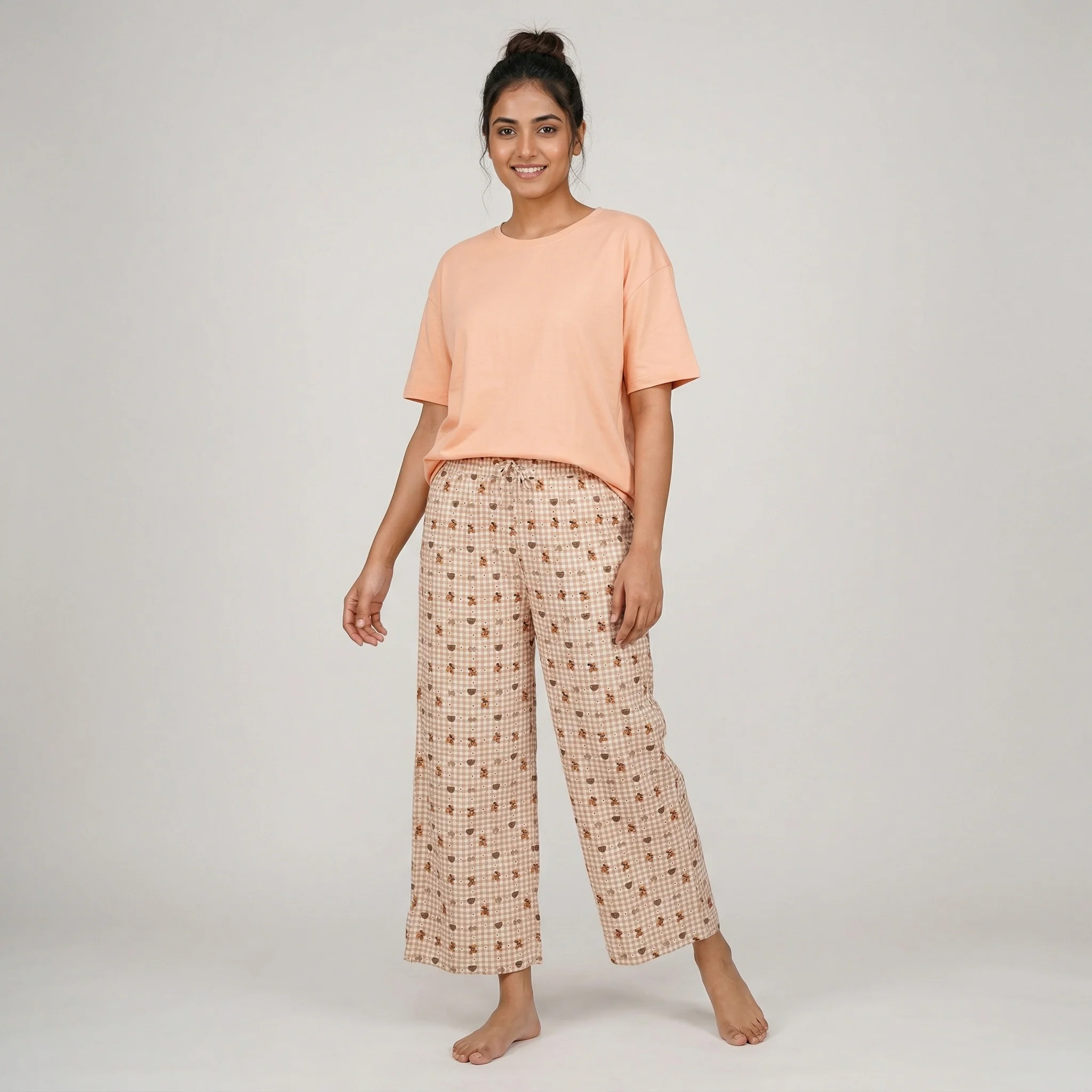 Printed Mid Rise Lounge Pyjama