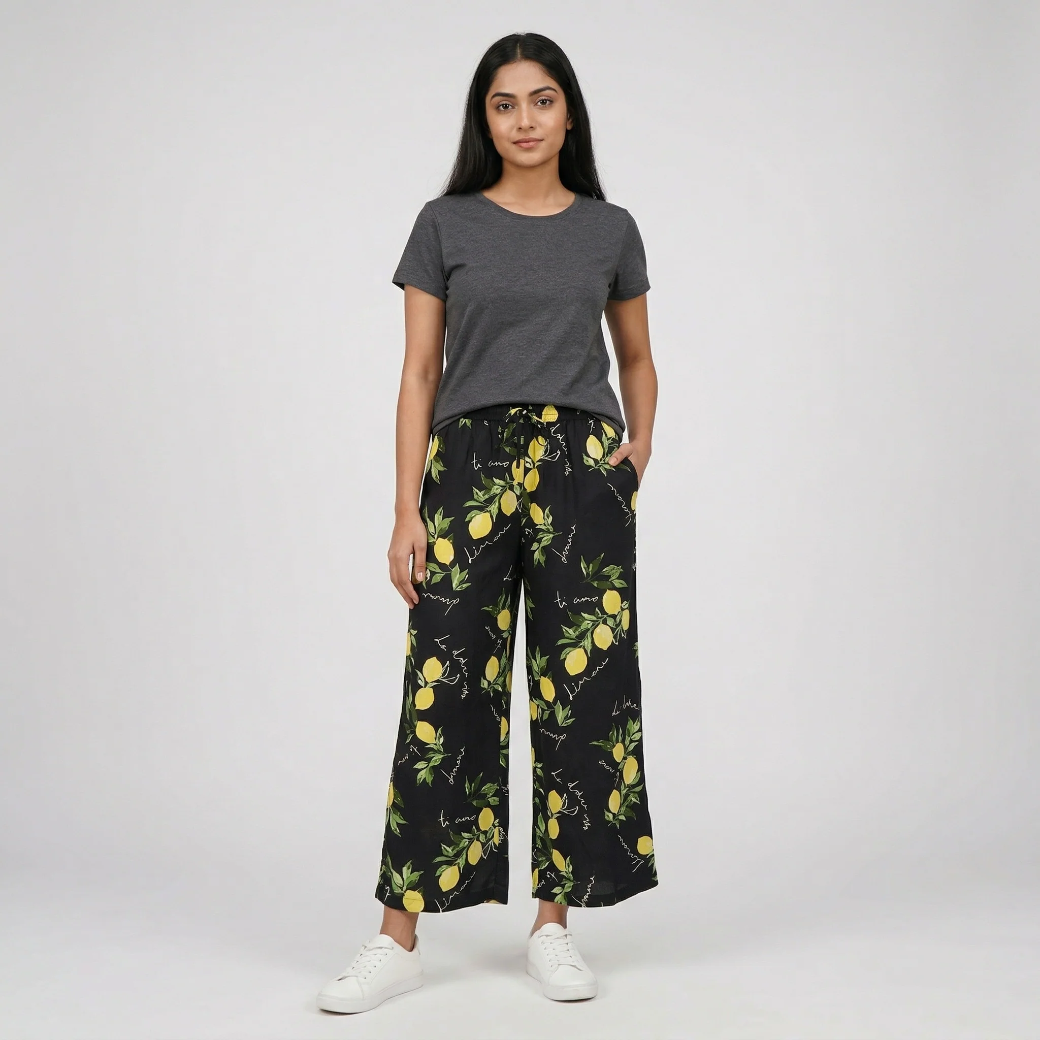 Printed Mid Rise Lounge Pyjama