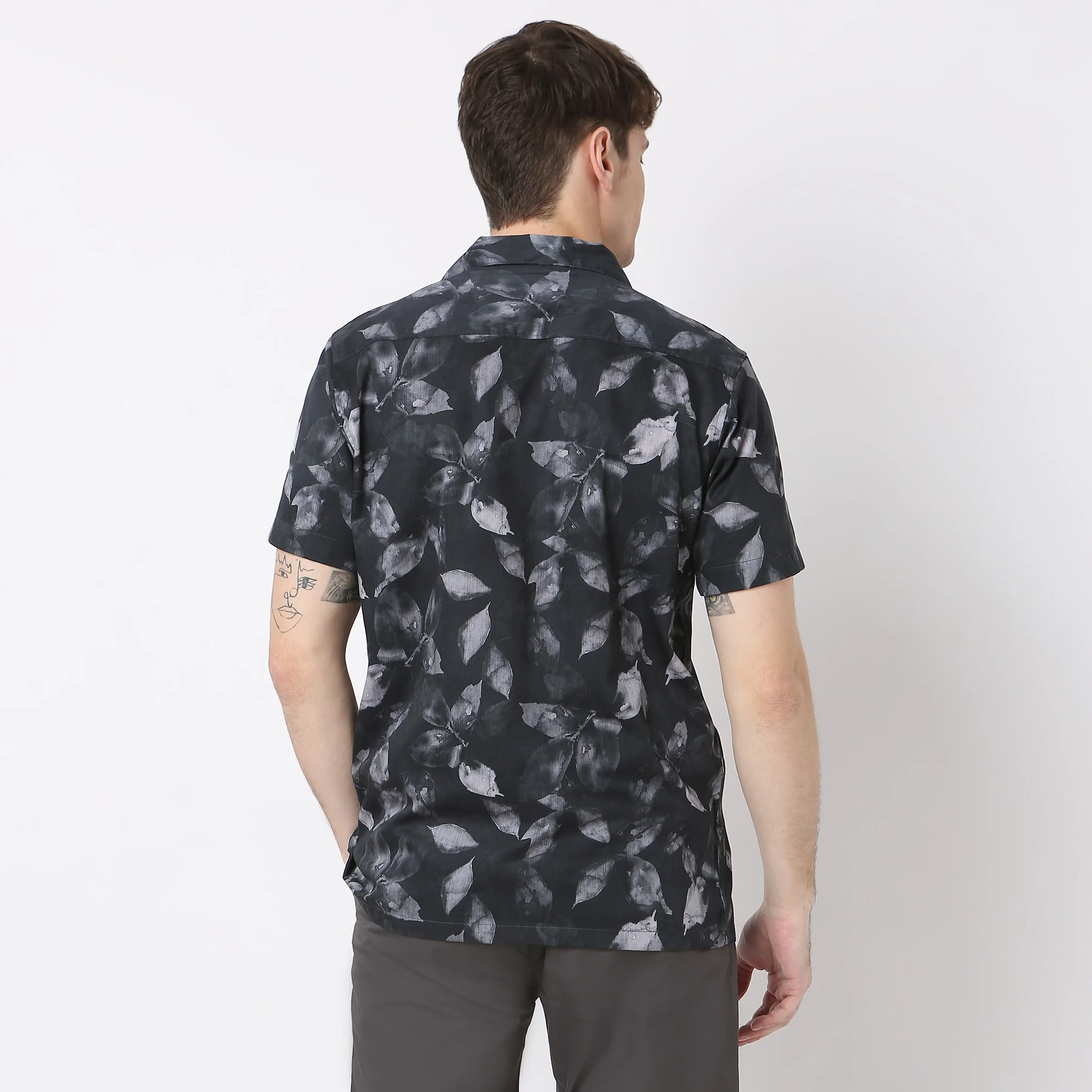 Celebration Shirt - 100% Fine Cotton Satin Printed Cuban Collar Half Sleeve **Trending - Image 3