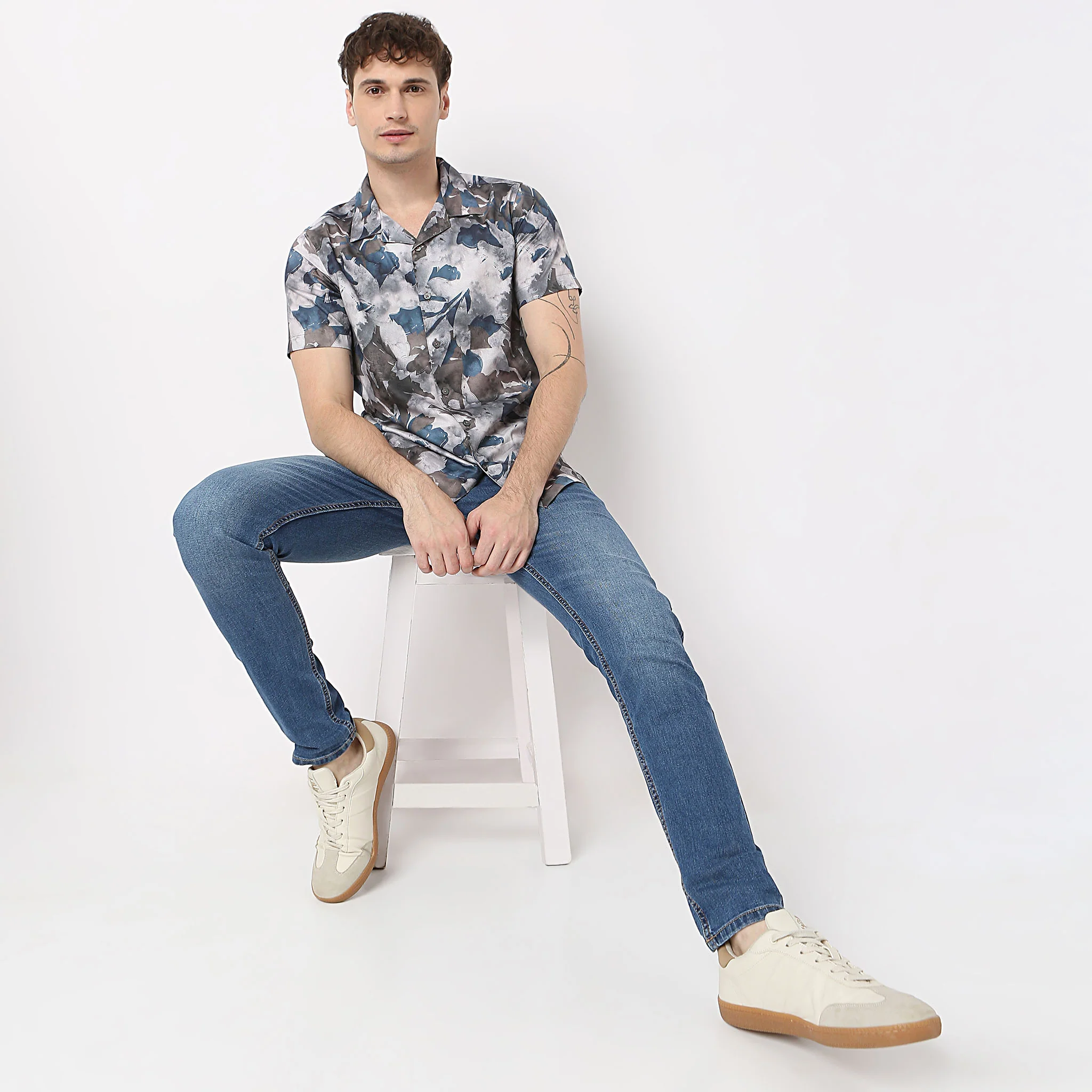 Celebration Shirt - 100% Fine Cotton Satin Printed Cuban Collar Half Sleeve **Trending - Image 6