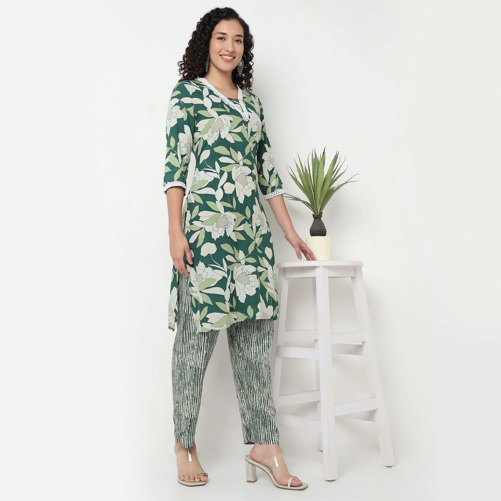 Ankle Length Straight Pant