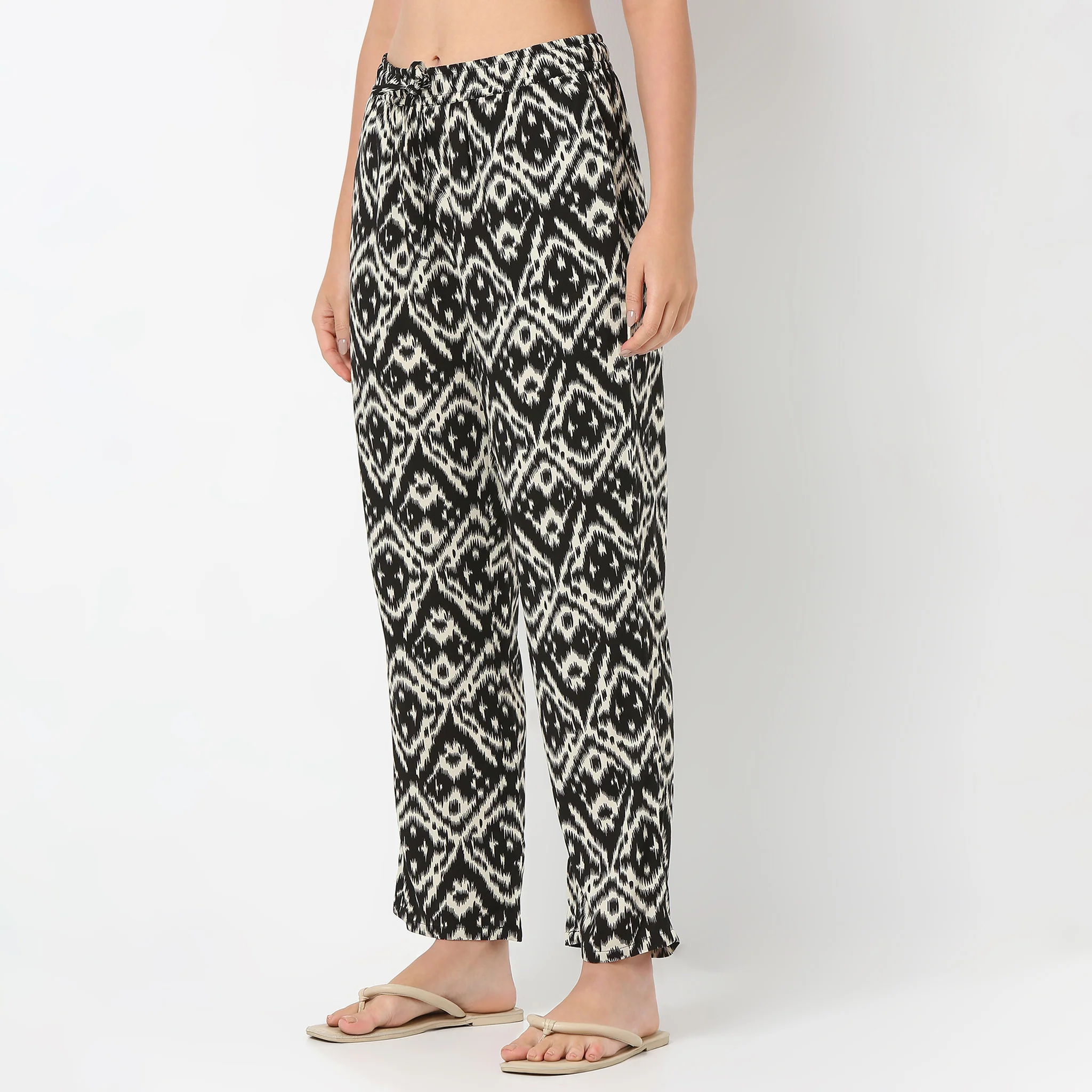 Printed Ankle Length Sleepwear Lounge Pyjama - Image 5