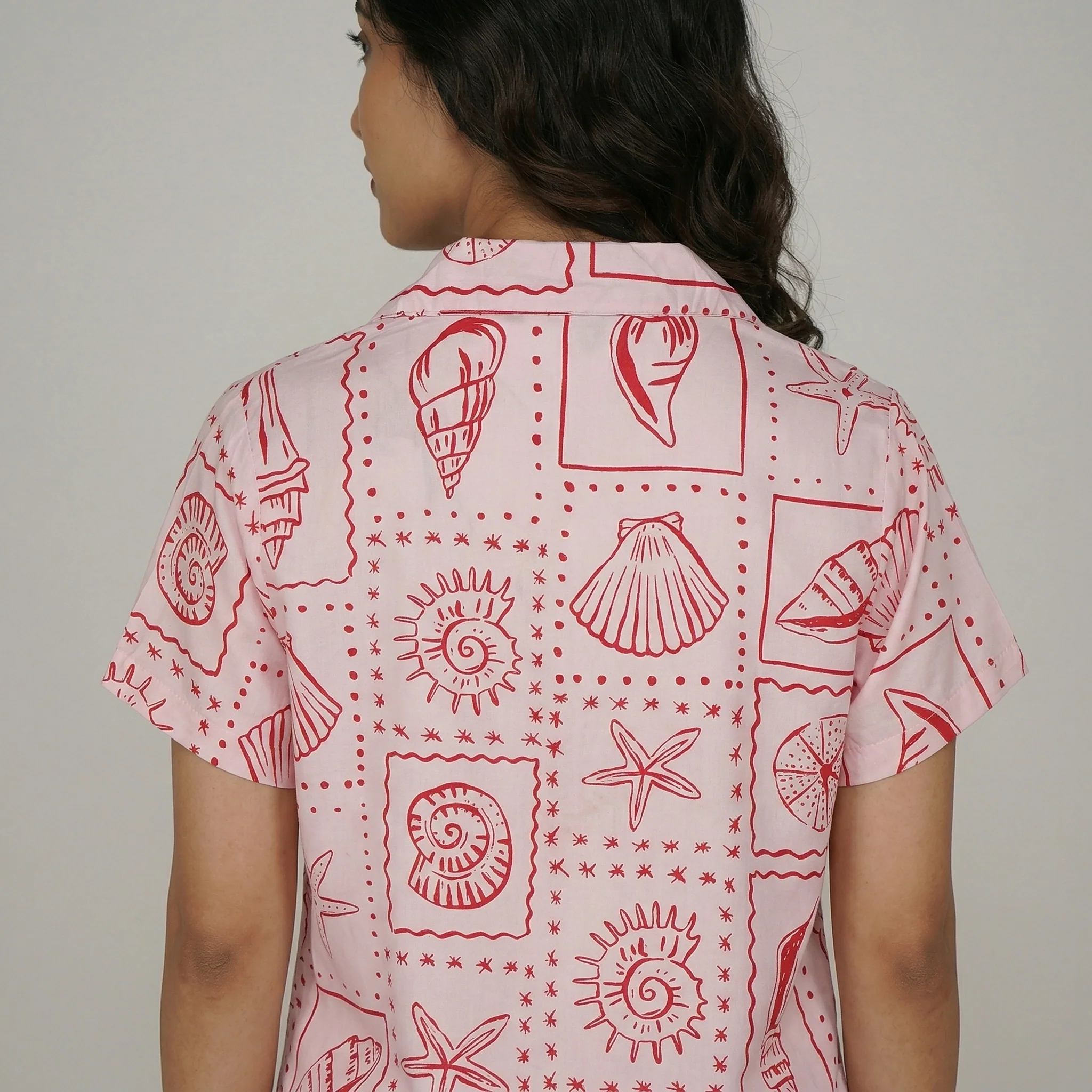 Printed Shirt and Pyjama Sleepwear Set - Image 3