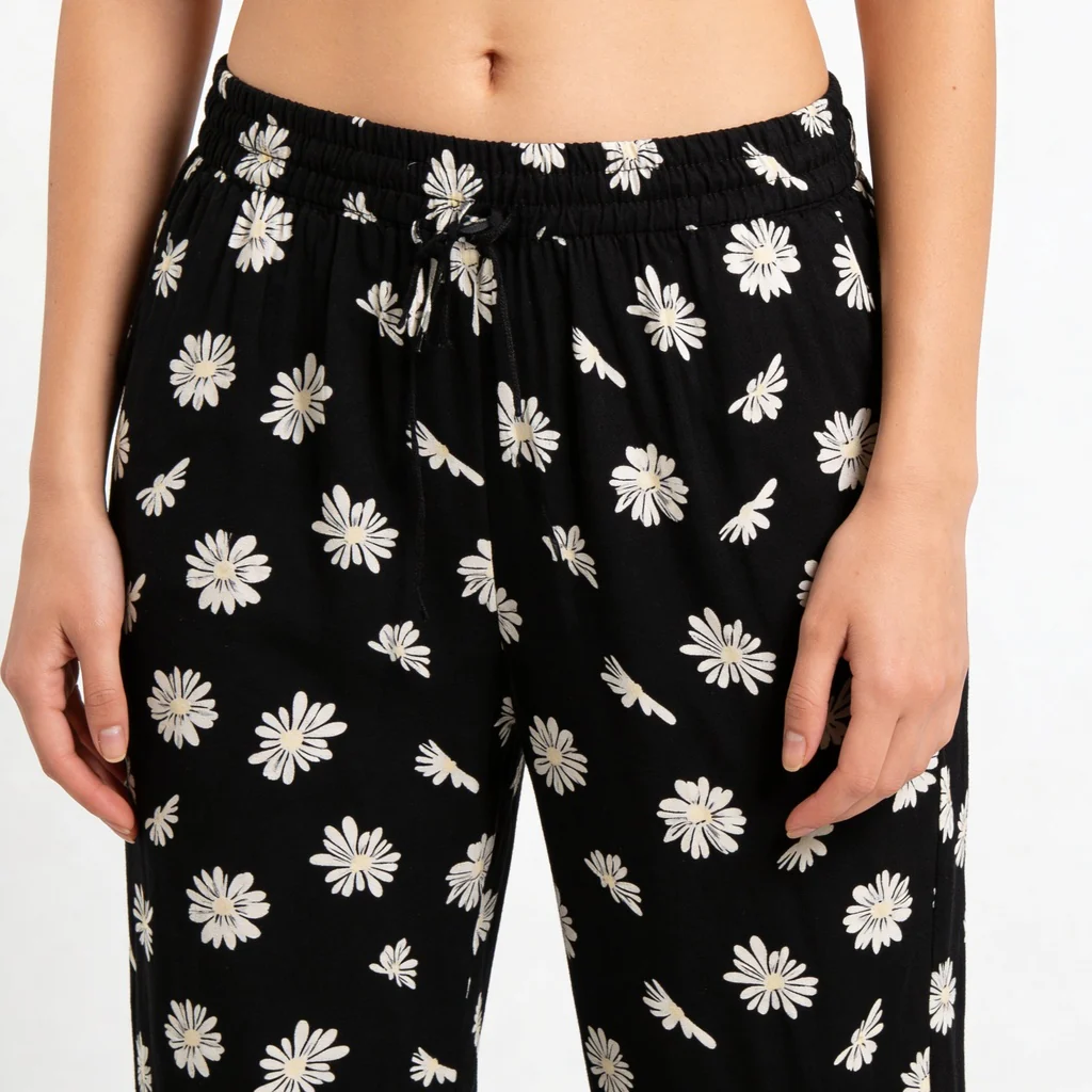 Printed Shirt with Pyjama Sleepwear Set - Image 6