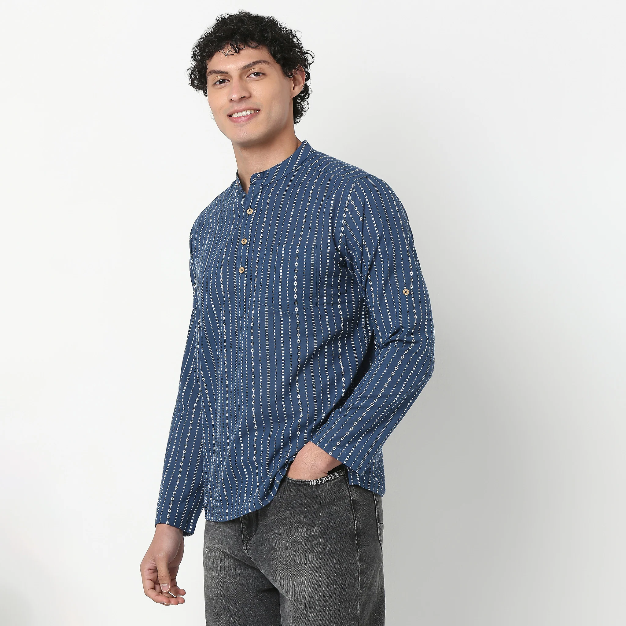 Printed Short Kurta - Image 5