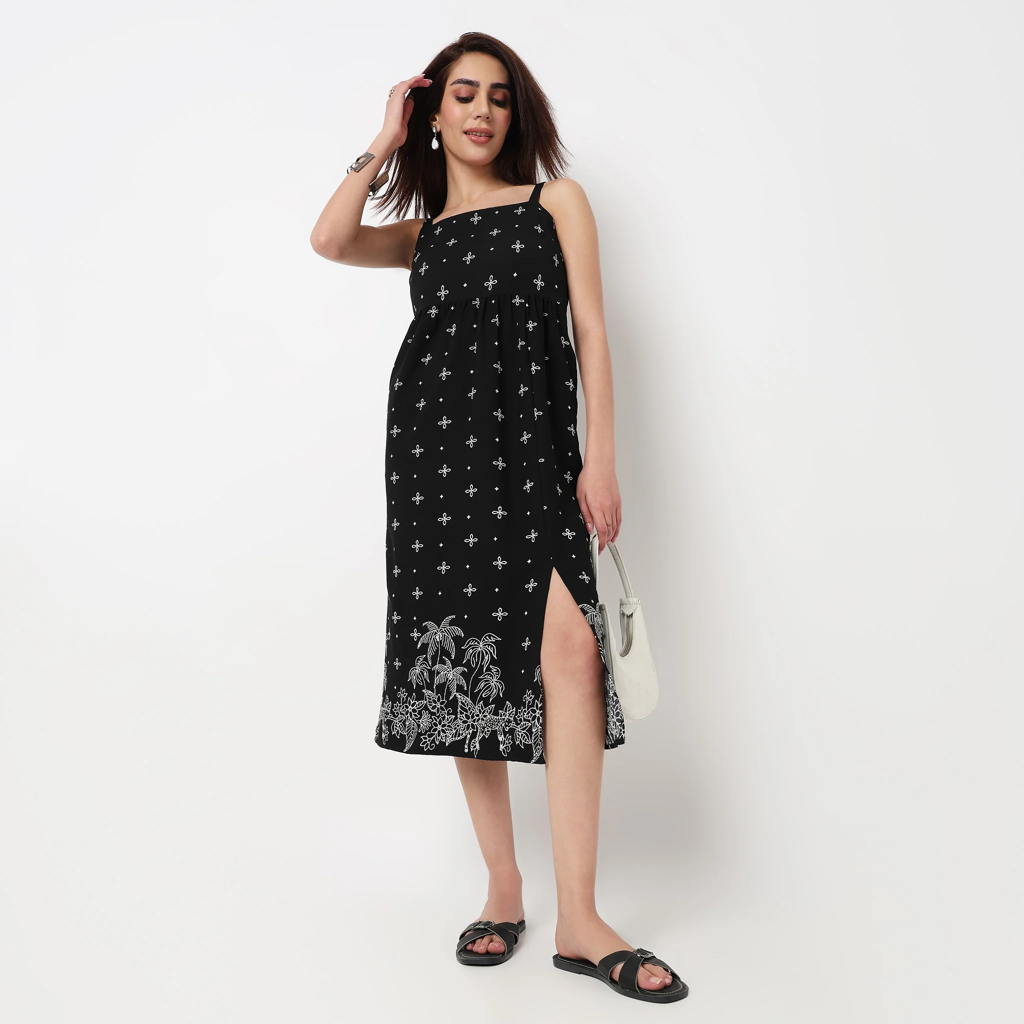 Printed Sleeveless Dress