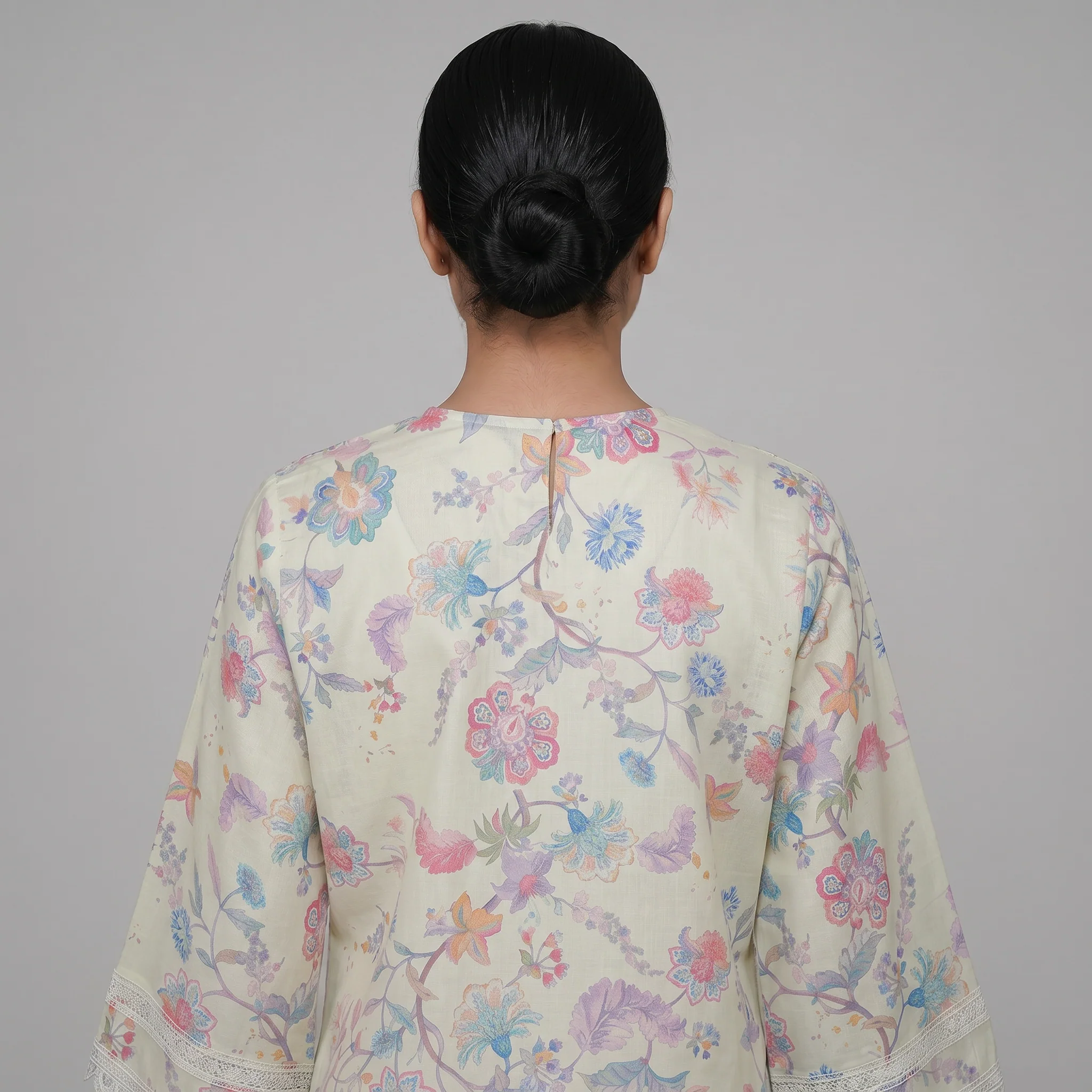 Printed Straight Kurta - Image 3
