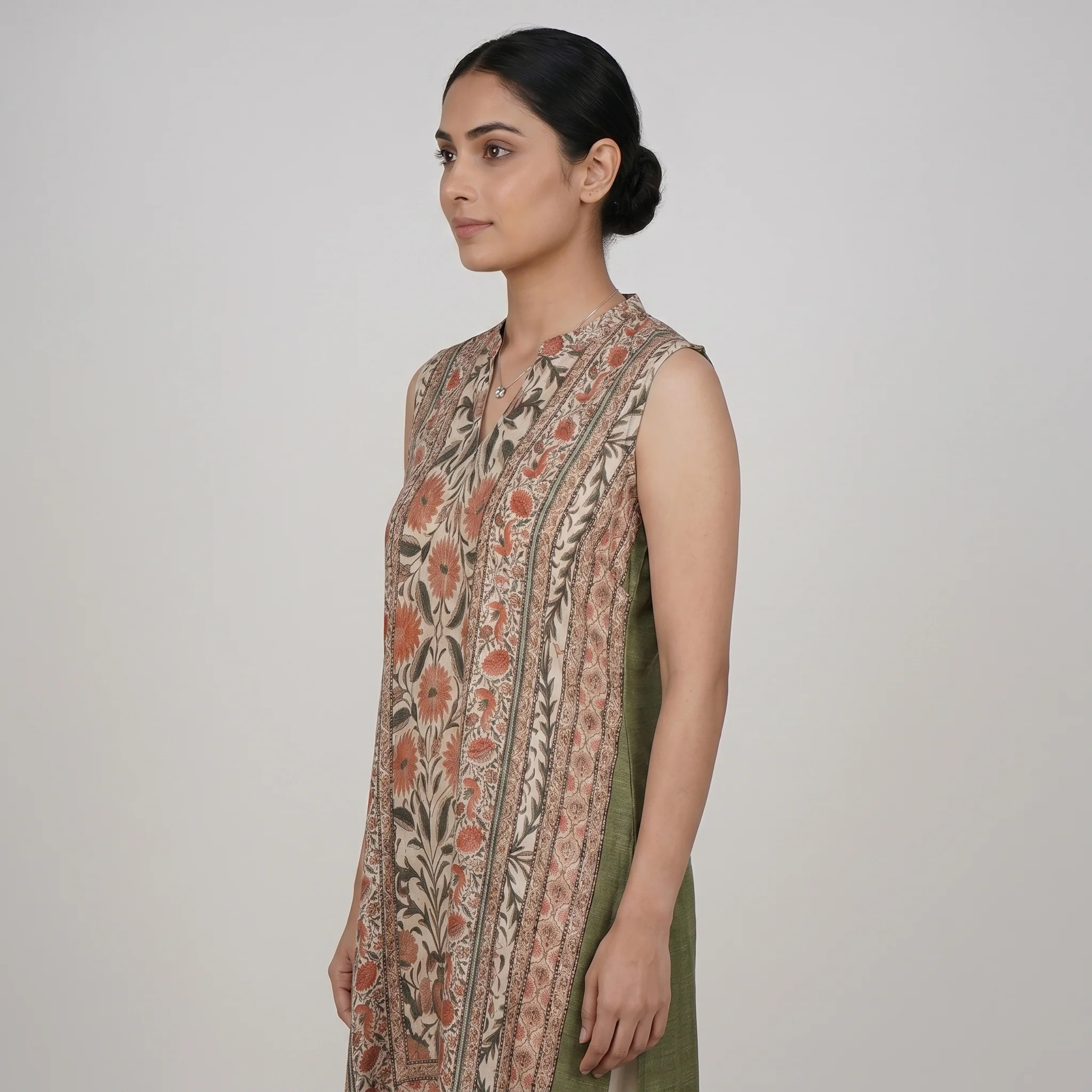 Printed Straight Kurta - Image 2