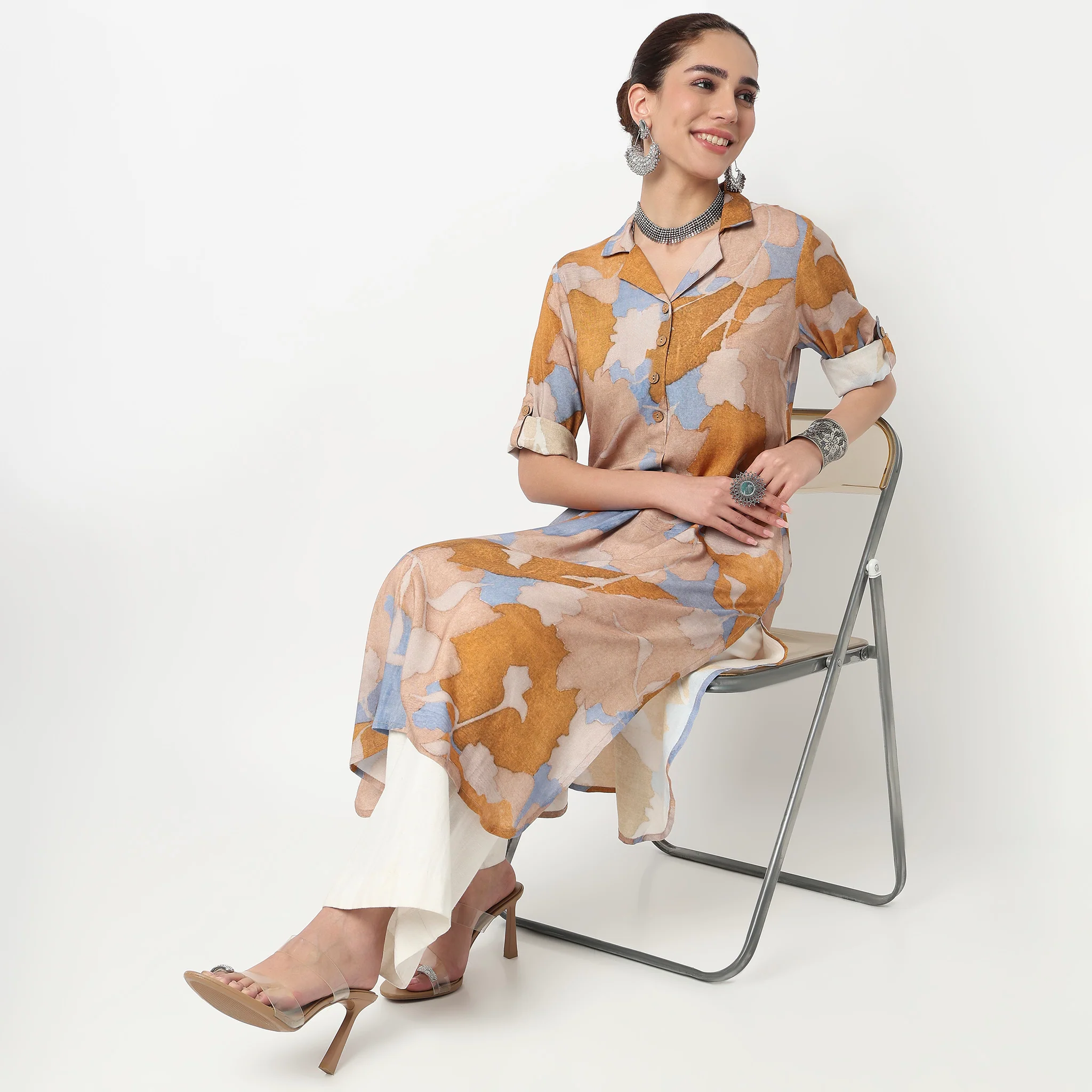 Printed Straight Kurta