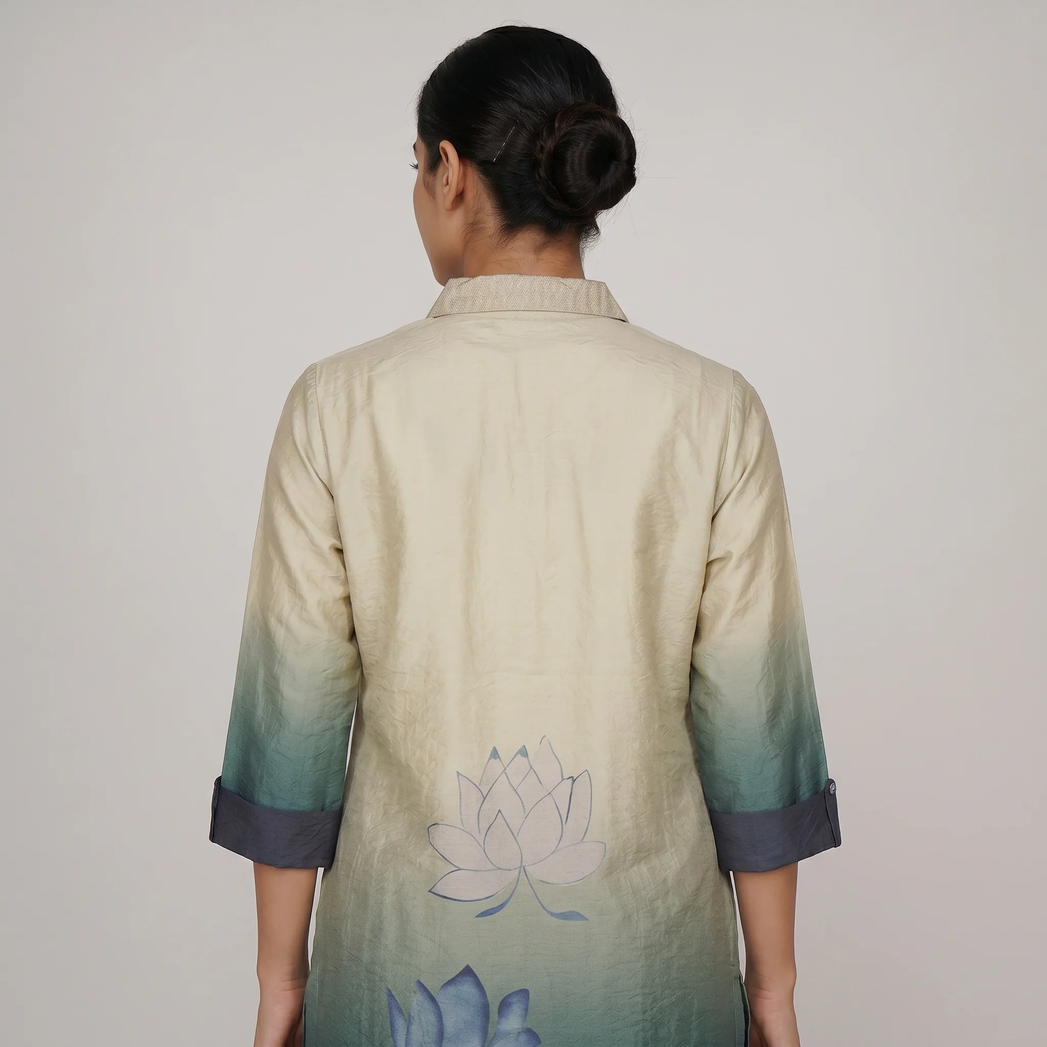 Printed Straight Kurta - Image 3