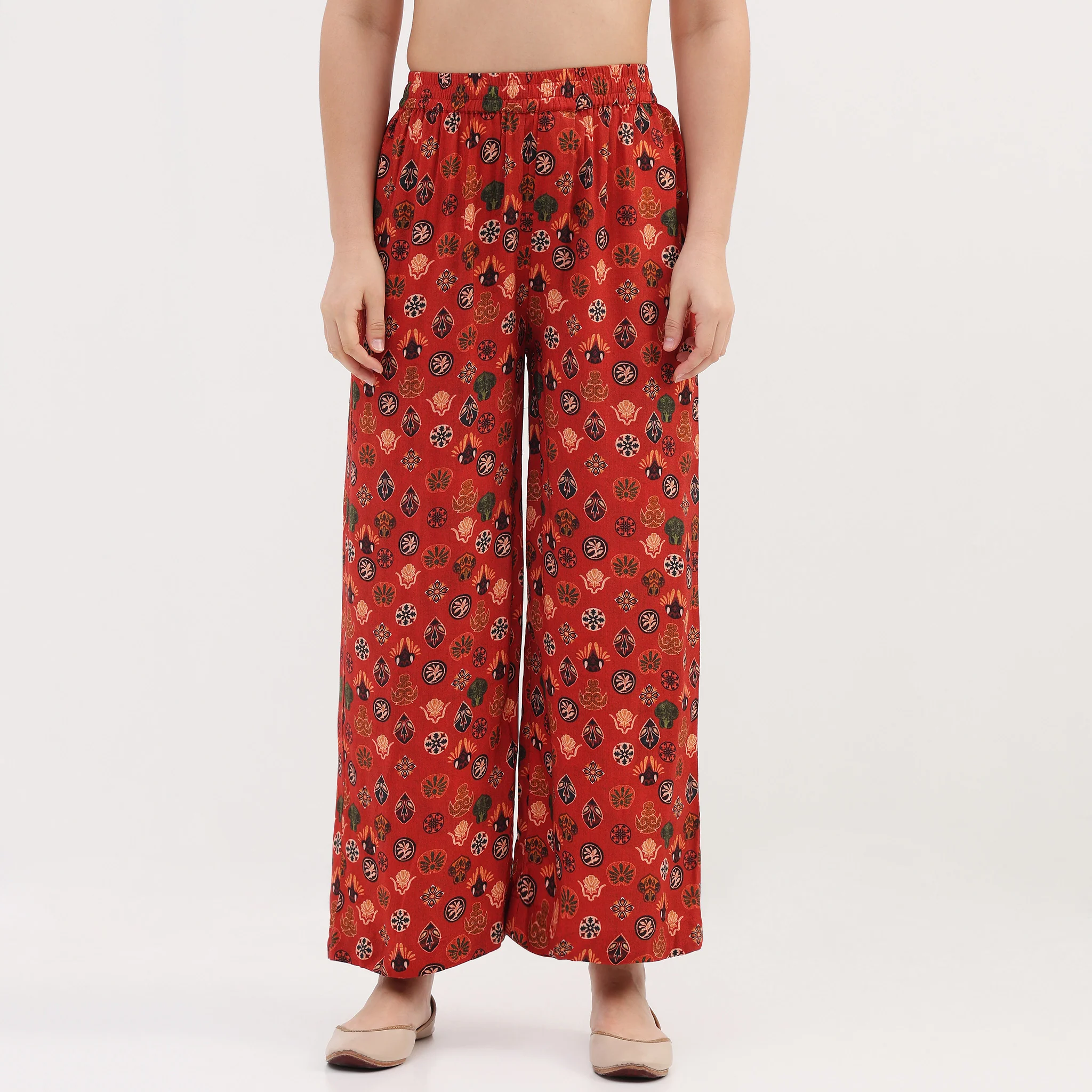 Printed Straight Kurta with Pant and Dupatta Set - Image 6