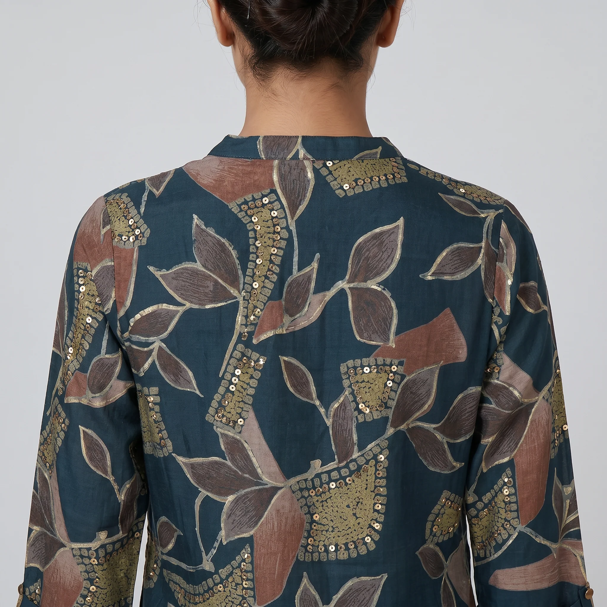 Printed Straight Kurta with Pant Set - Image 10