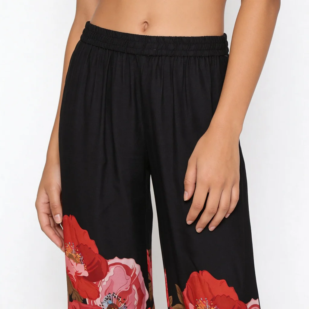 Printed Tie-Up Kurta with Pant Set - Image 6