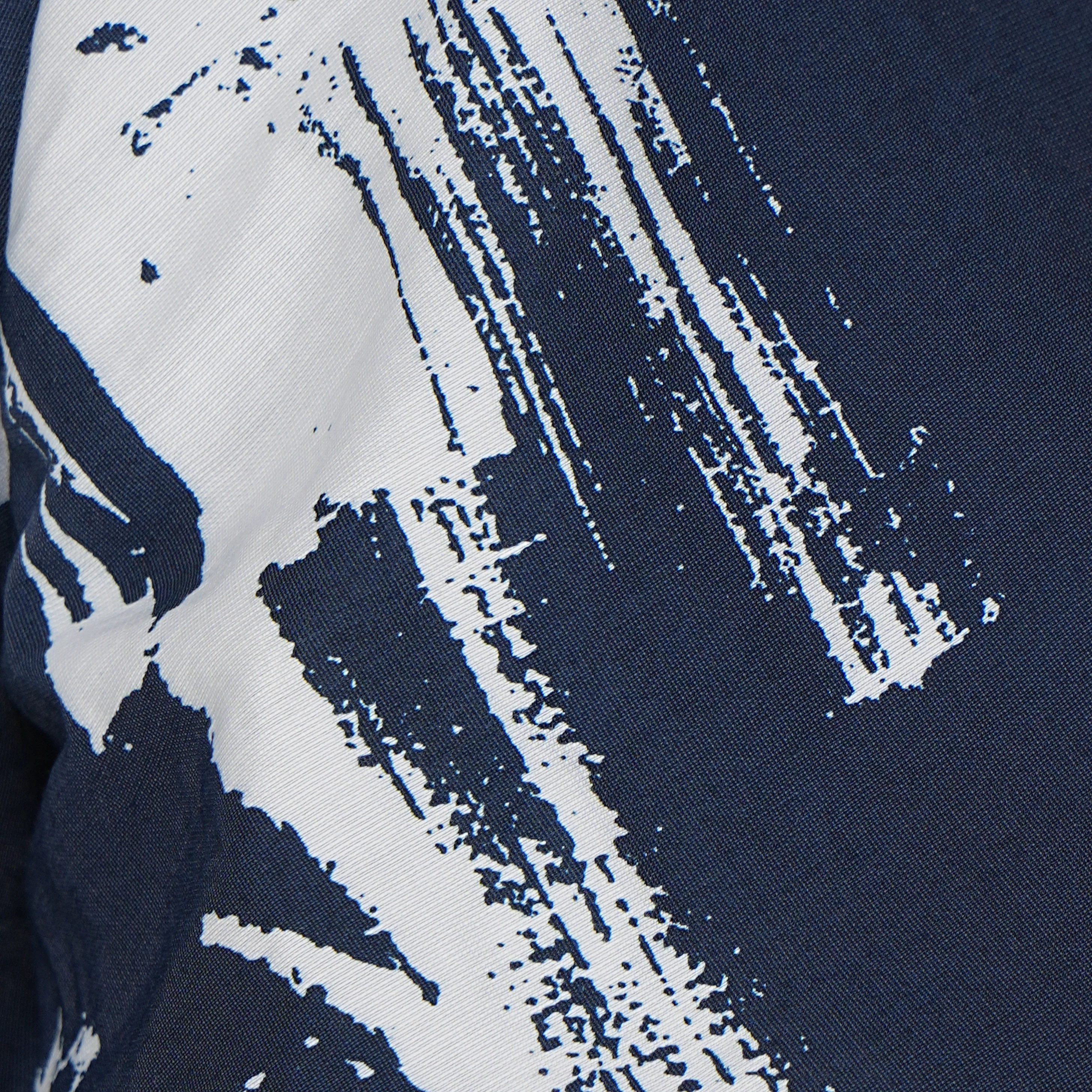 Printed V-Neck Flared Dress - Image 4