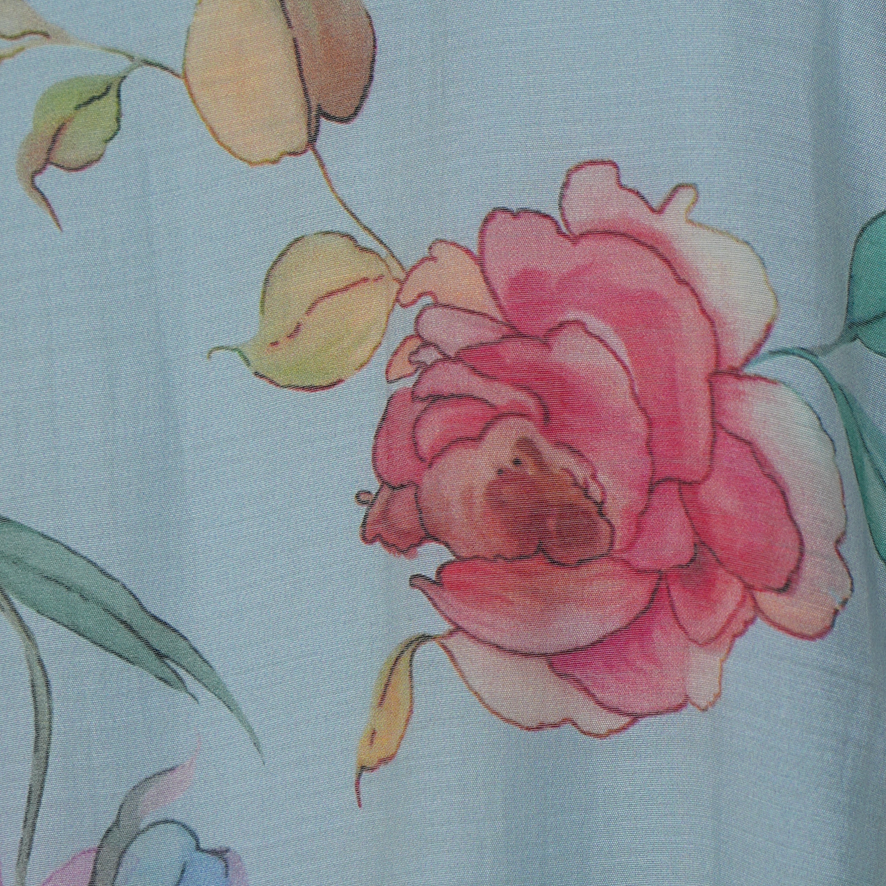 Printed V-Neck Straight Kurta - Image 4